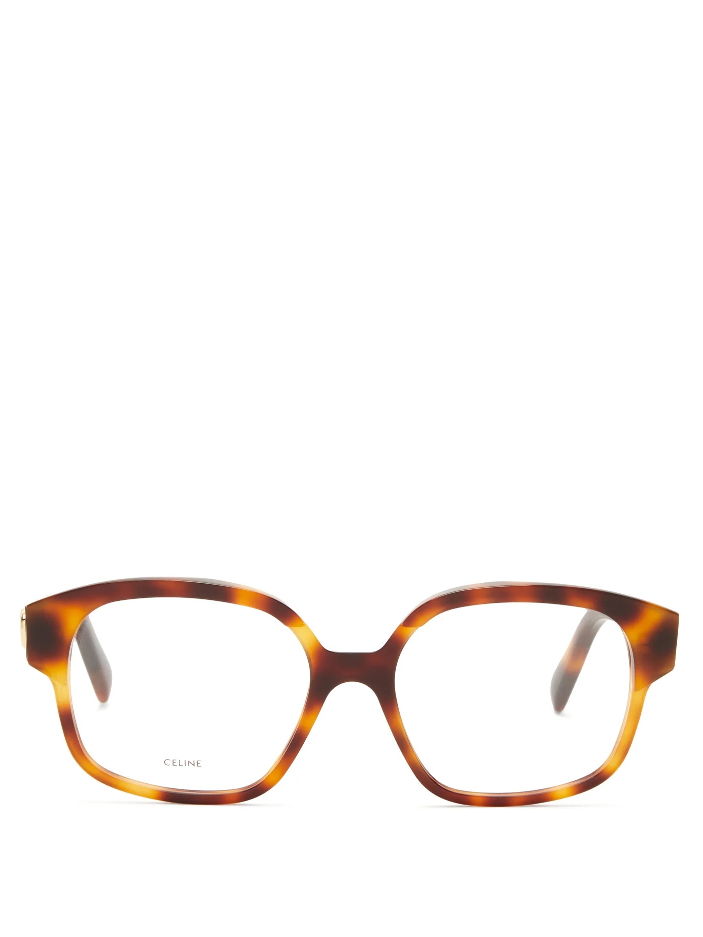 Square-frame acetate glasses - 1