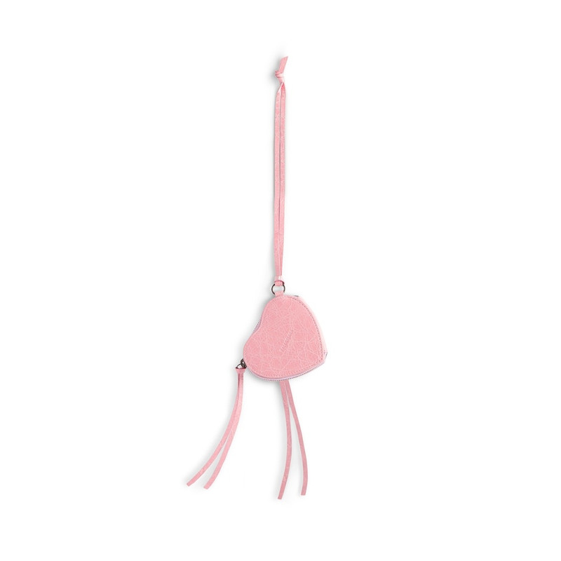 BALENCIAGA Women's Le City Charm Heart Box in Vintage Pink outlook