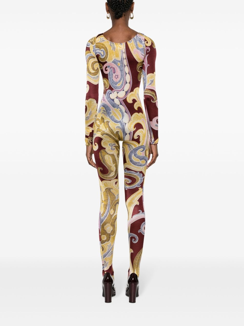 x ETRO paisley-print catsuit - 4