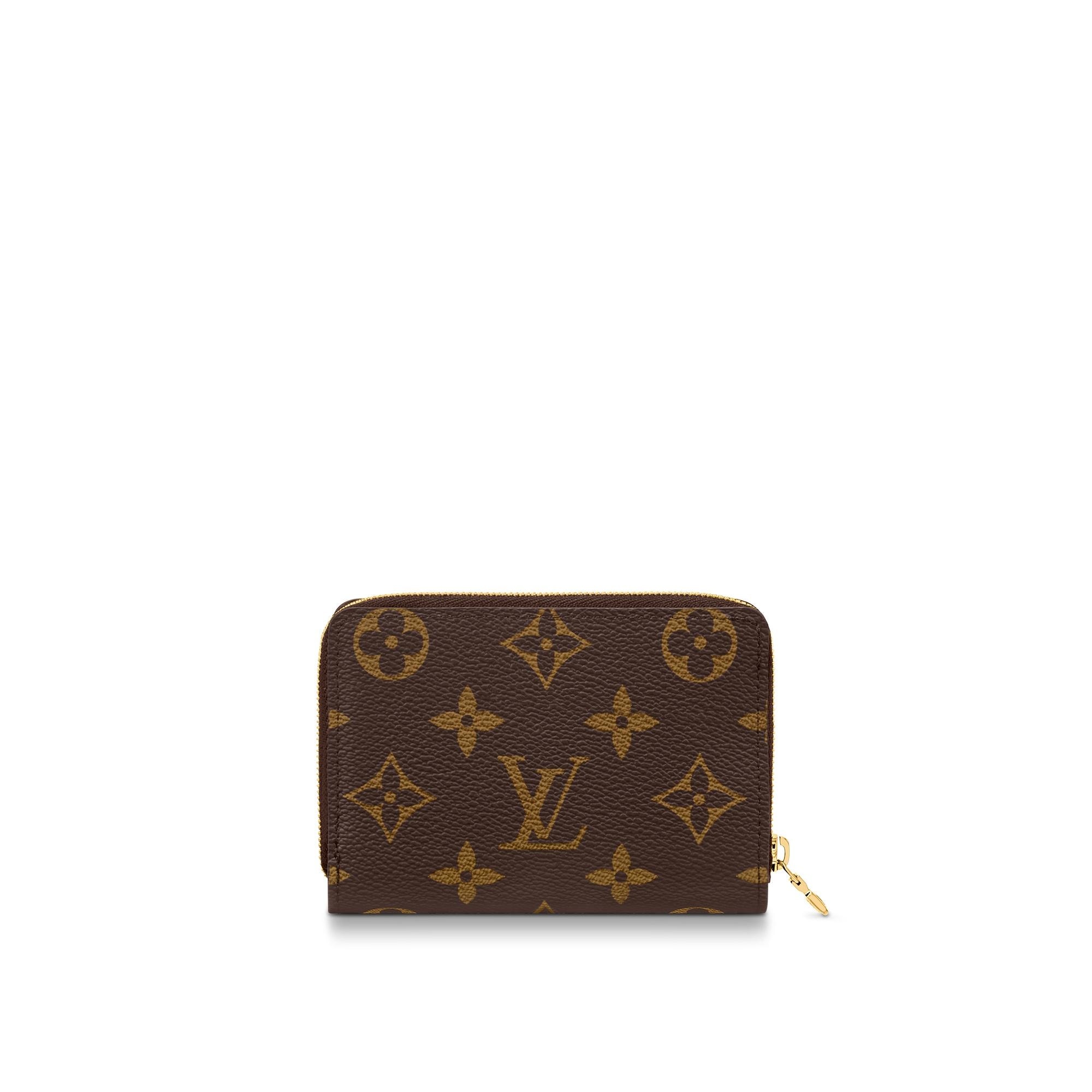 Brown Flower Rosalie Victorine Wallet Luxury Women Coin Purse