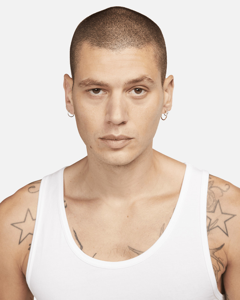 Nike Dri-FIT Essential Cotton Stretch Men's Slim Fit Tank Undershirt (2-Pack) 3