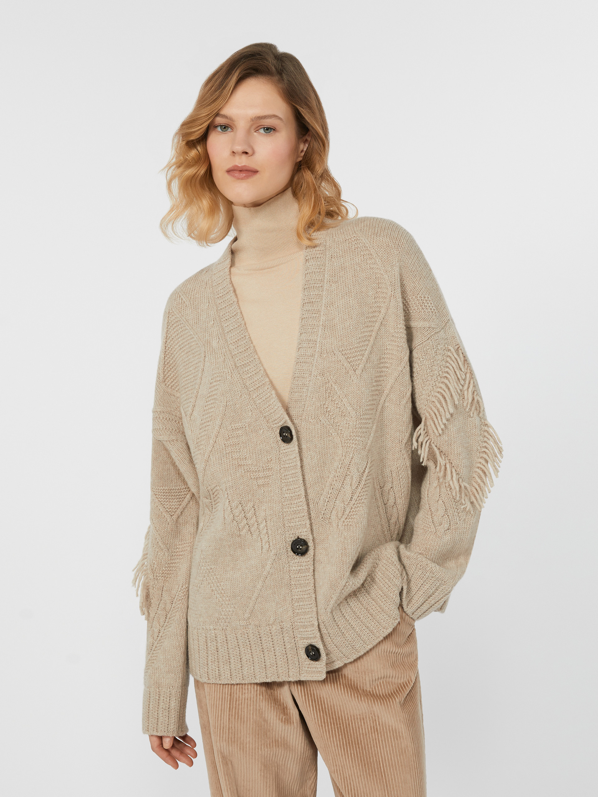 STALLO Wool knit cardigan - 5