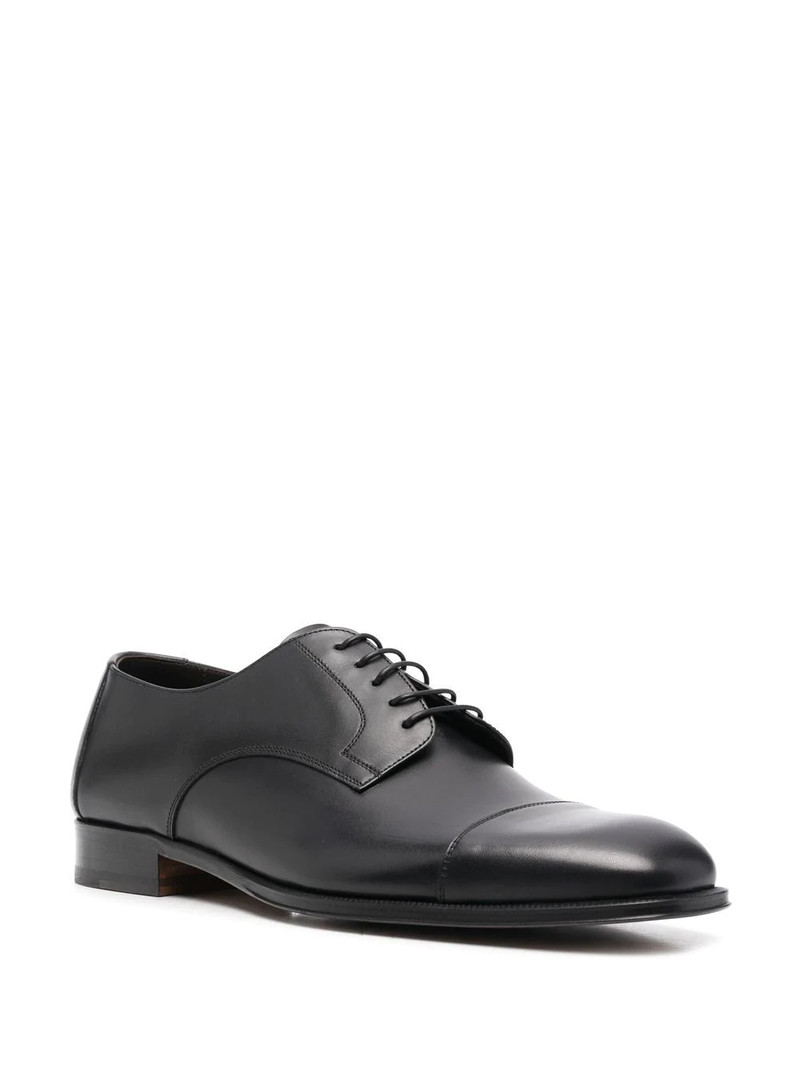 Canali leather Derby shoes outlook