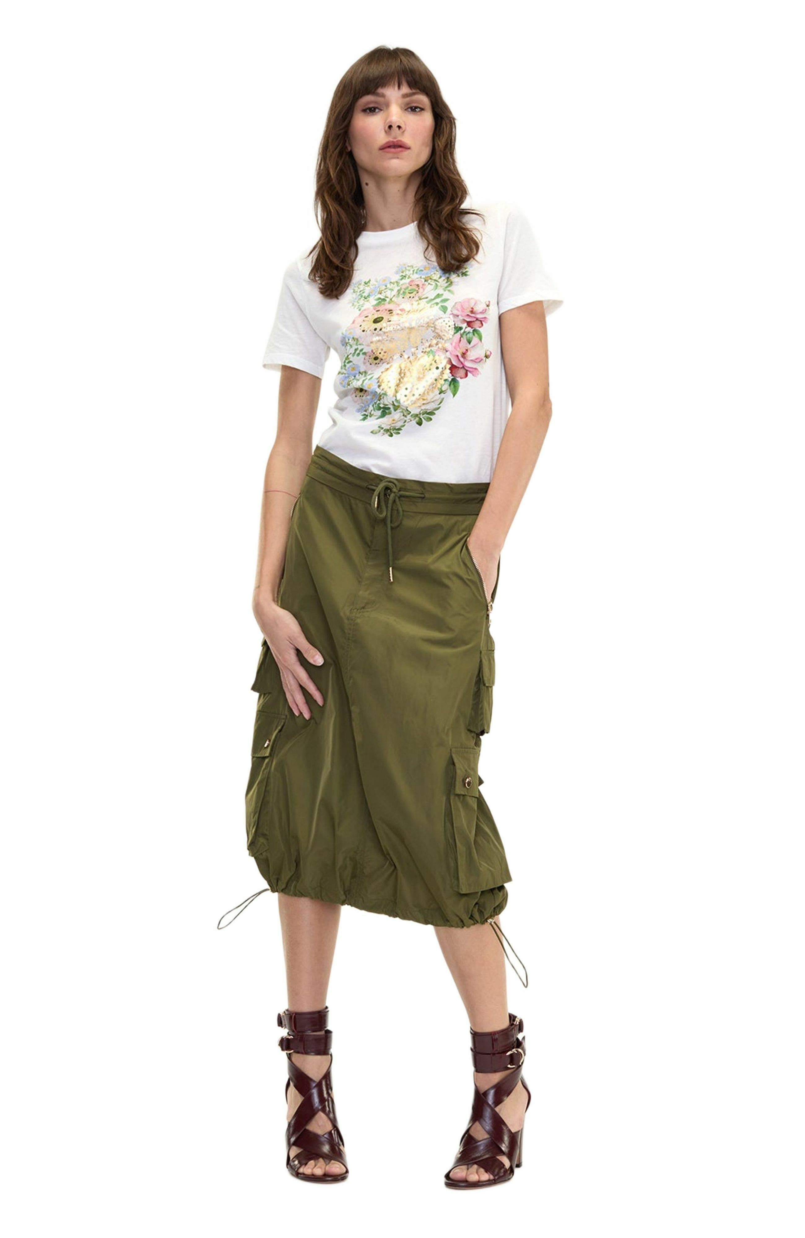 Cynthia Rowley Heart of Gold Tee in White at Nordstrom - 1