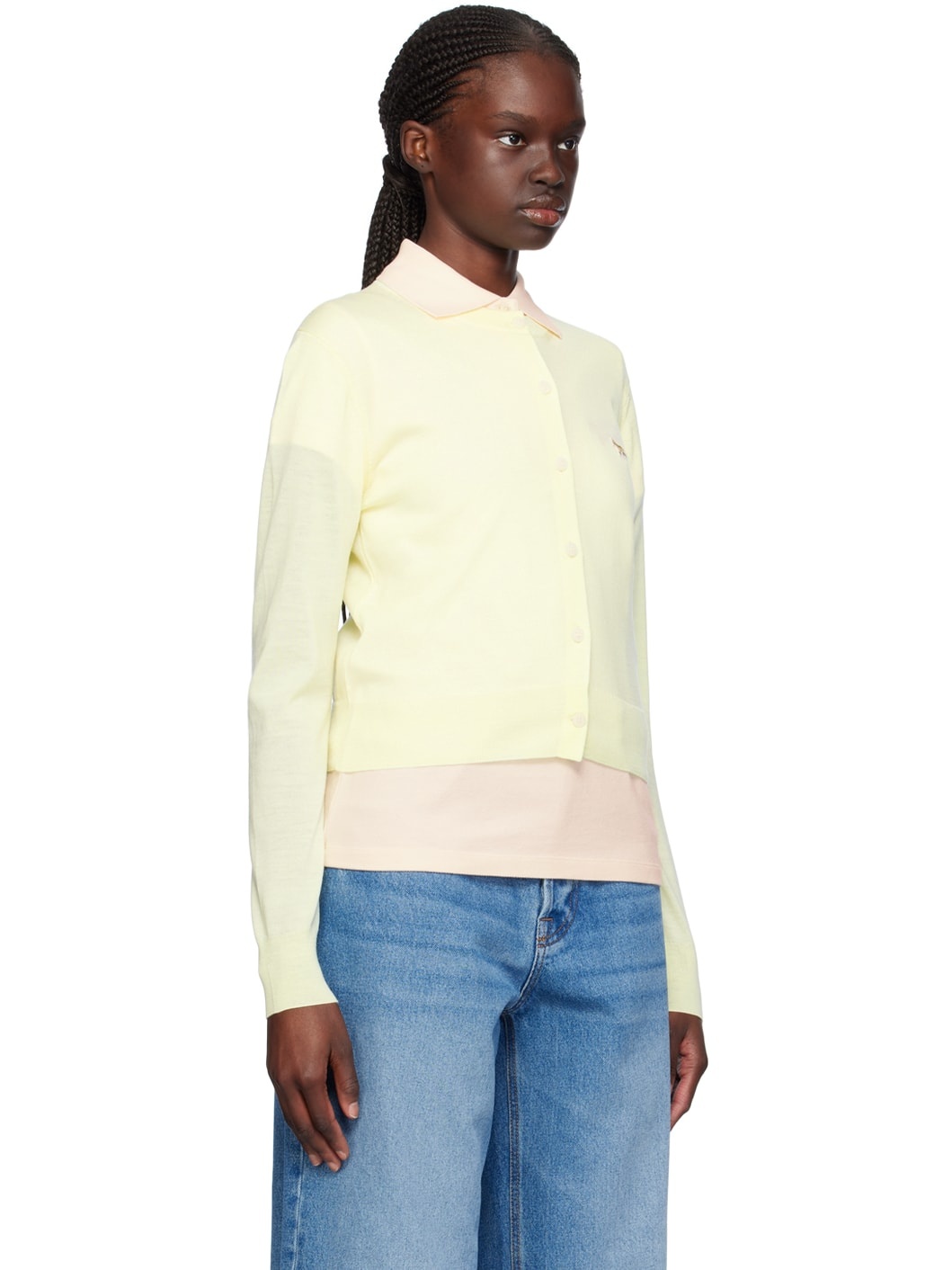 Yellow Baby Fox Cardigan - 2