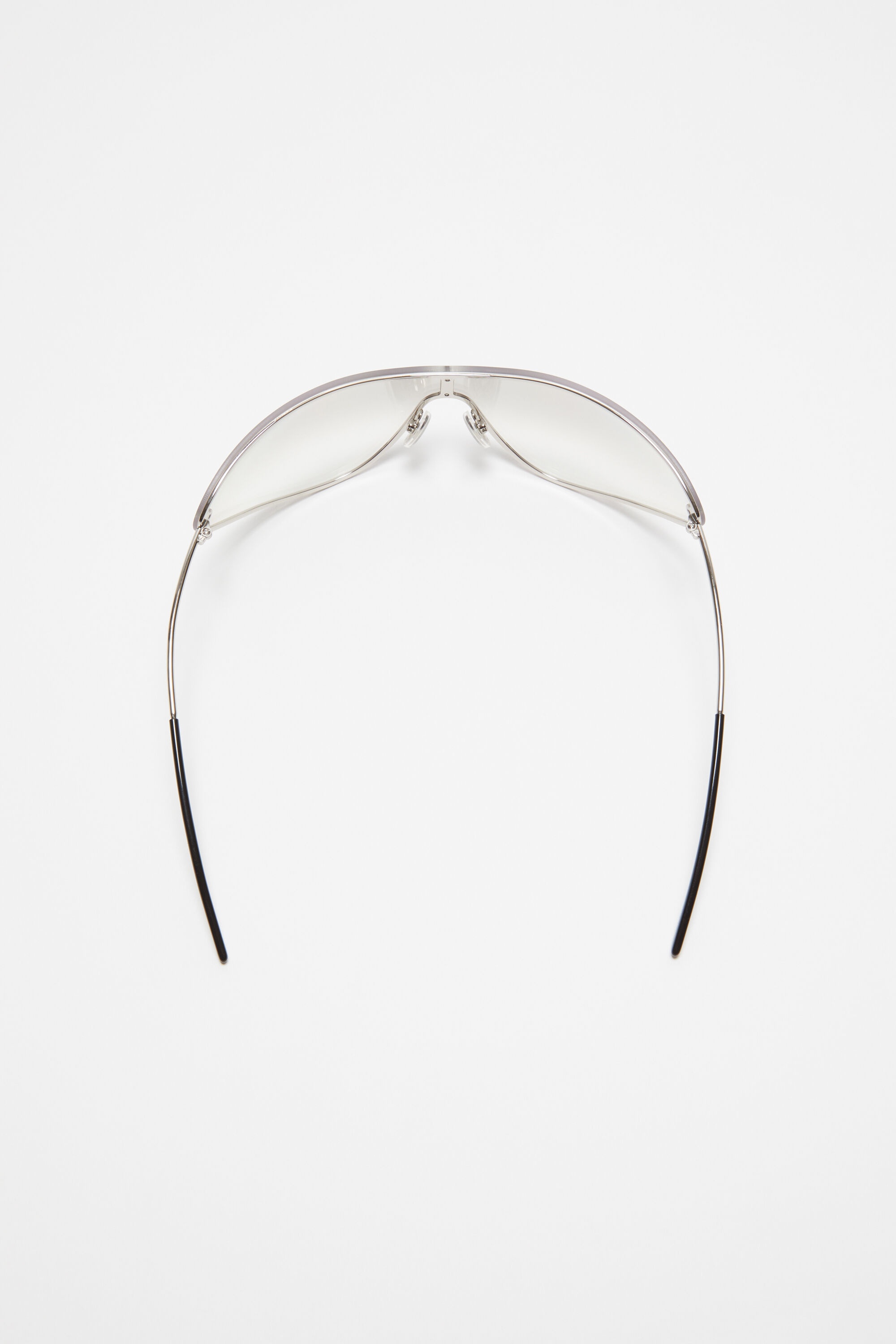 Metal frame sunglasses - Transparent/Silver - 5