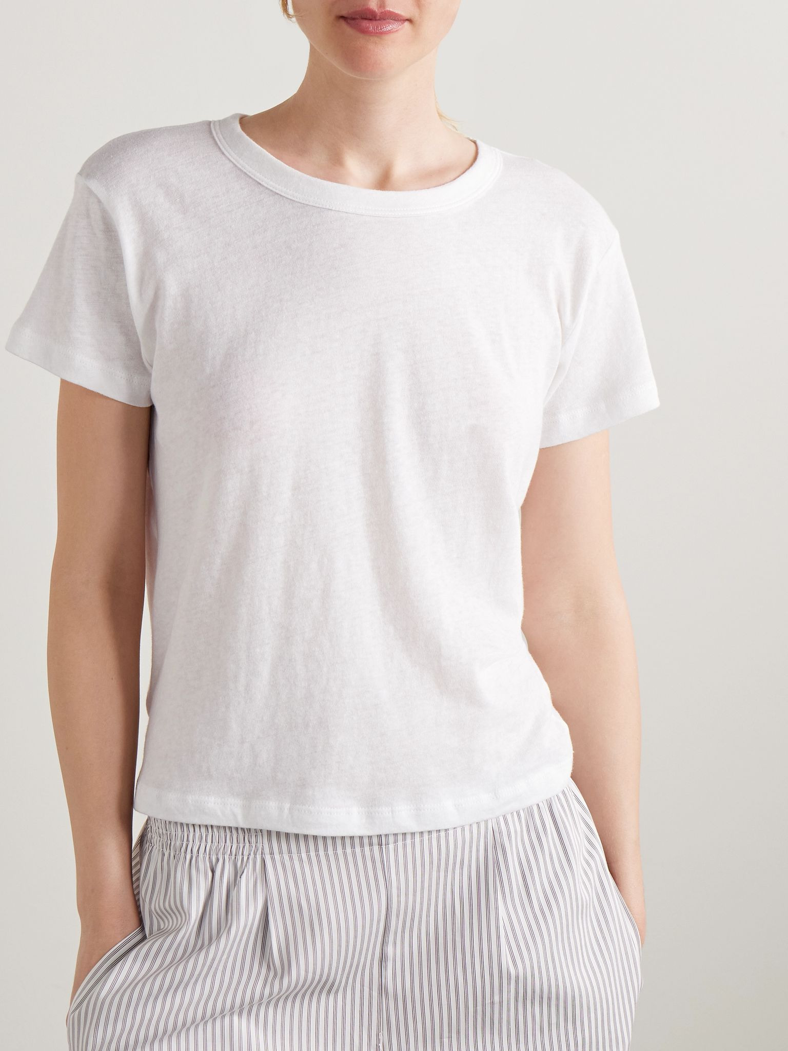 Laura Margo recycled cotton-jersey T-shirt White - 3