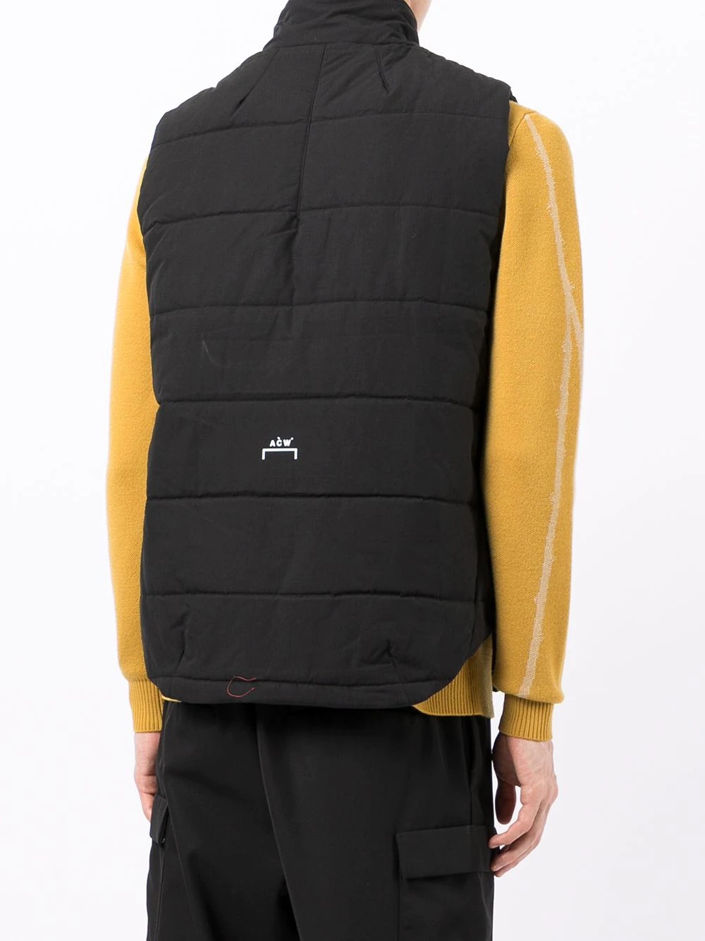 logo zipped gilet - 4