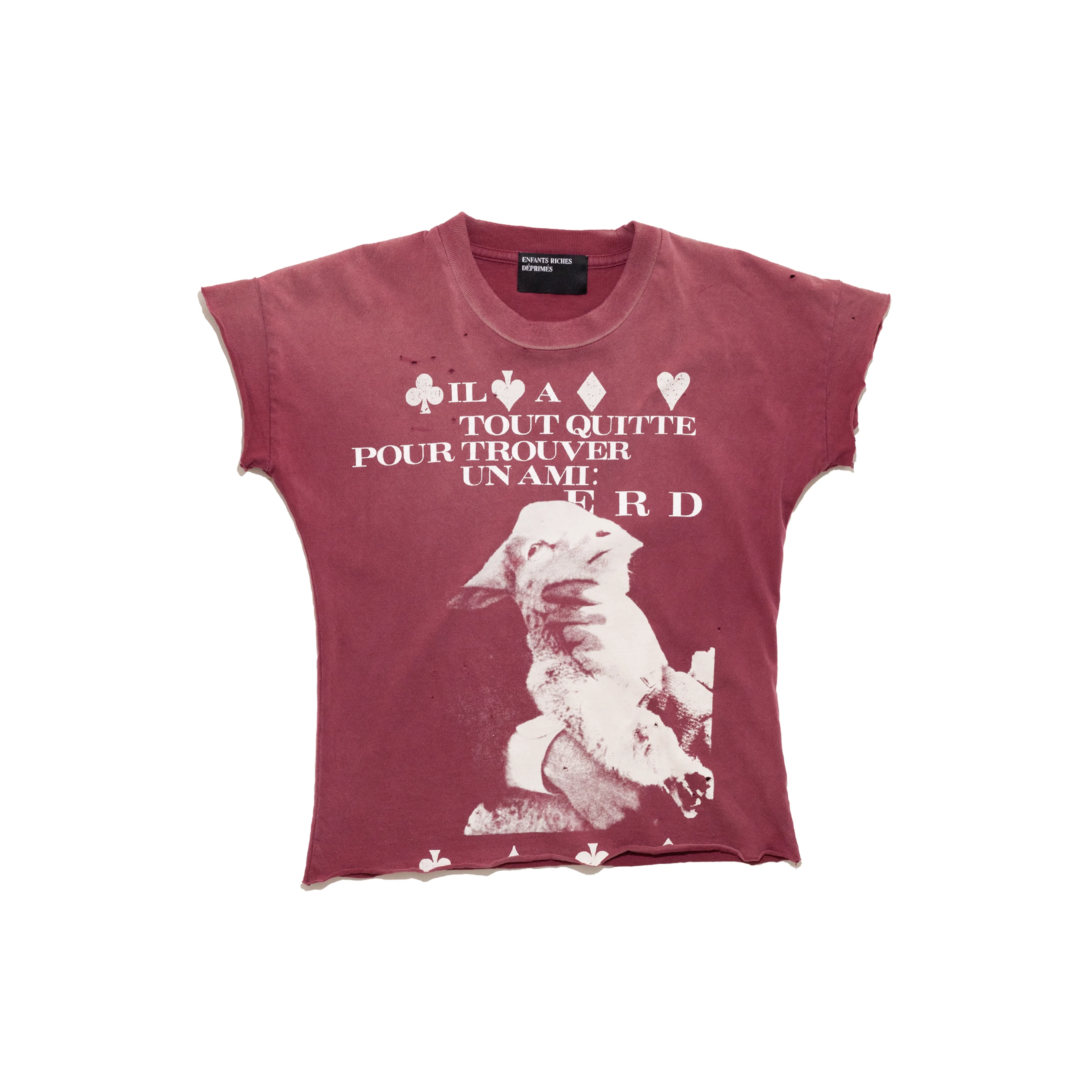 CHOKING GOAT SHRUNKEN T-SHIRT - 1