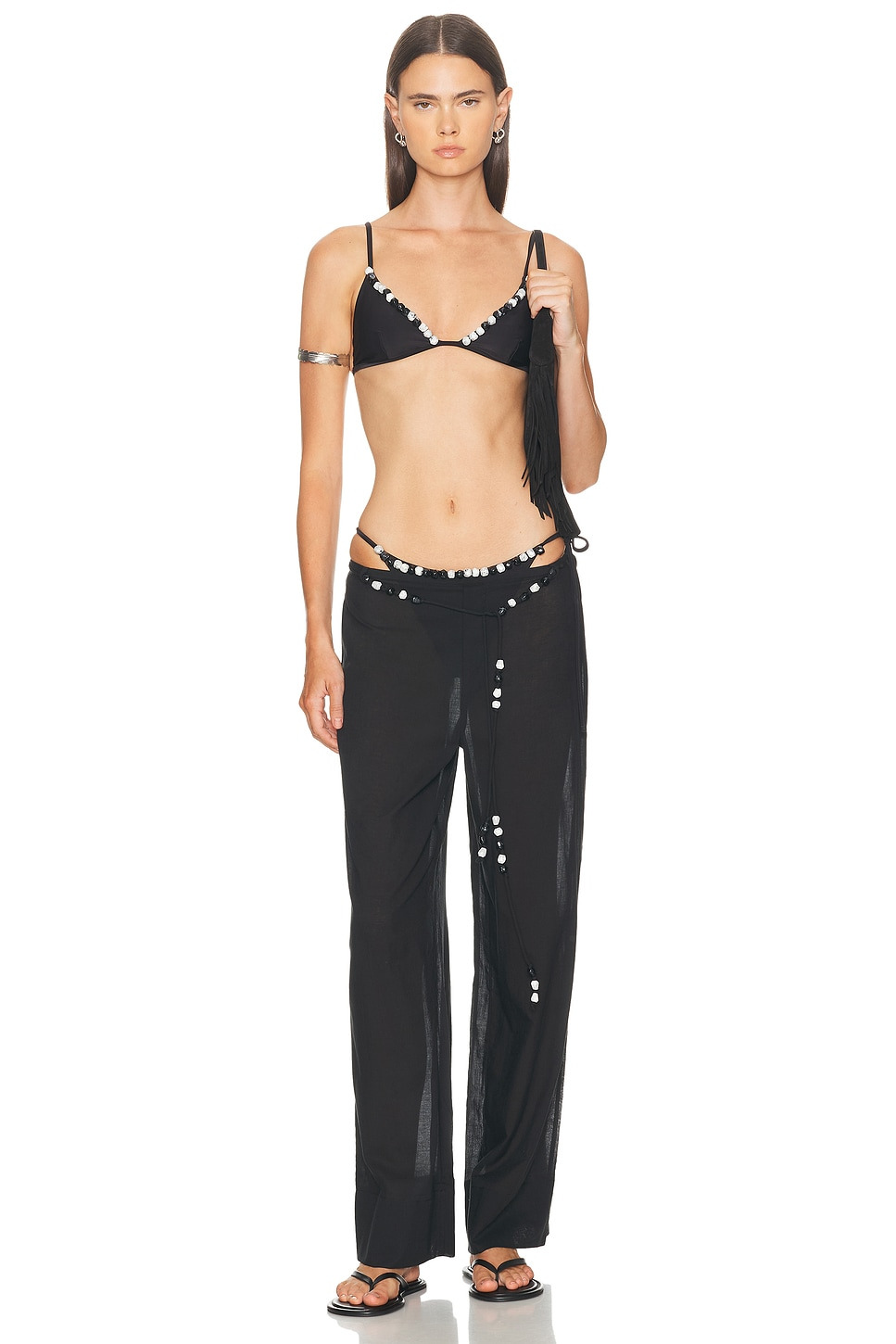 Baci Beaded String Bikini Top - 4