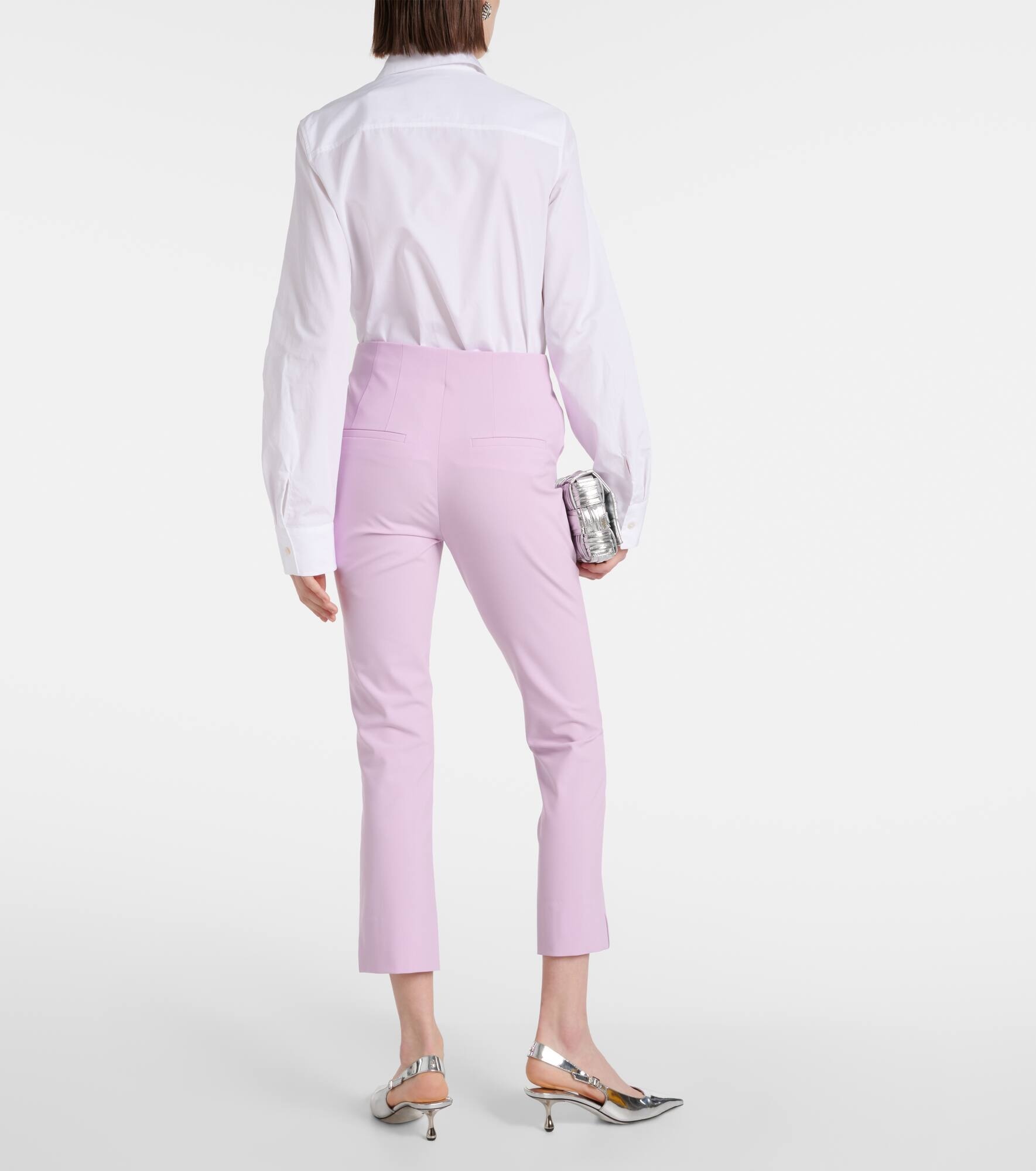 Kean cropped high-rise slim pants - 3