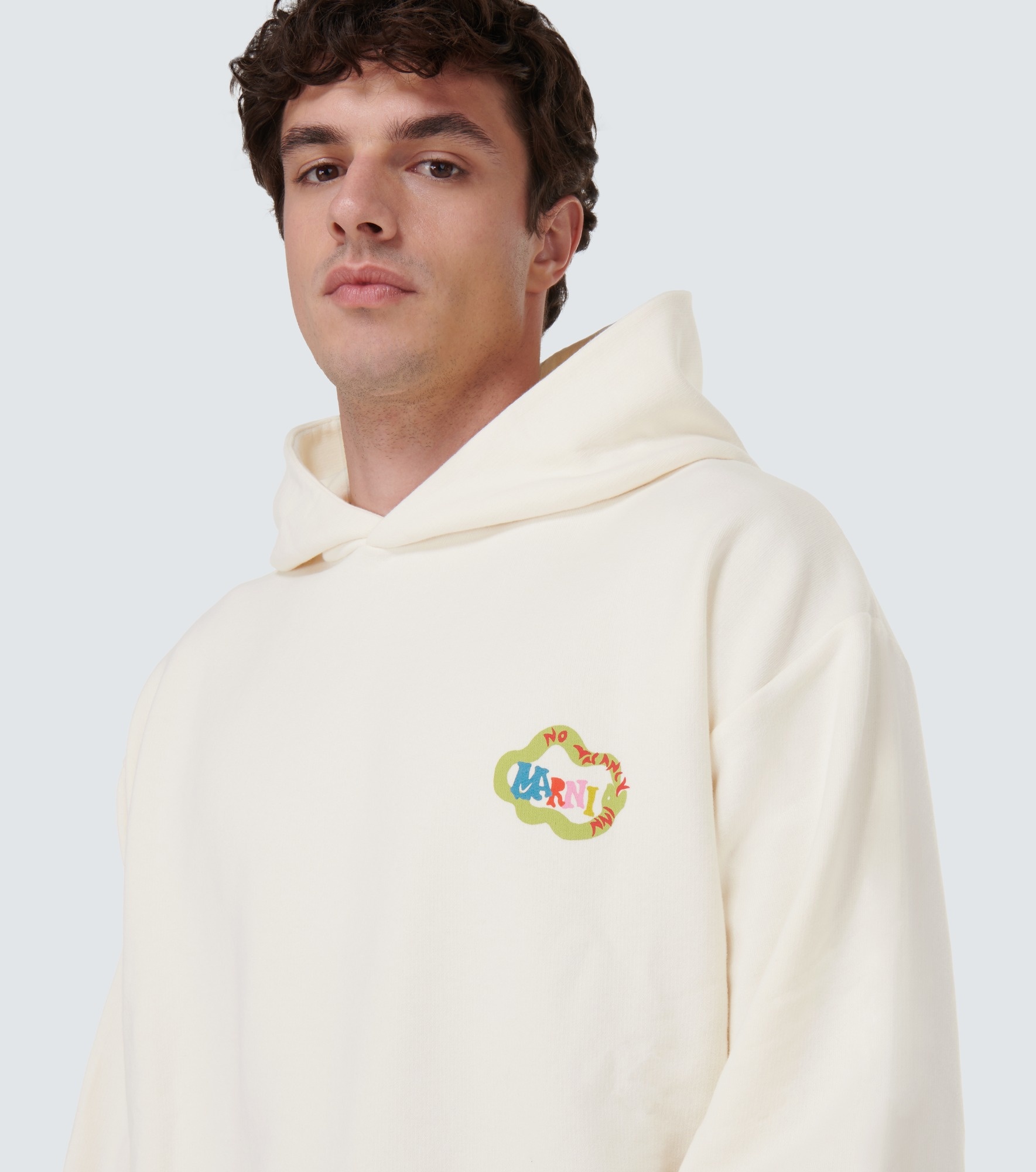 【MARNI】 x No Vacancy Inn cotton hoodie Marni x No Vacancy Inn cotton hoodie | mytheresa | REVERSIBLE