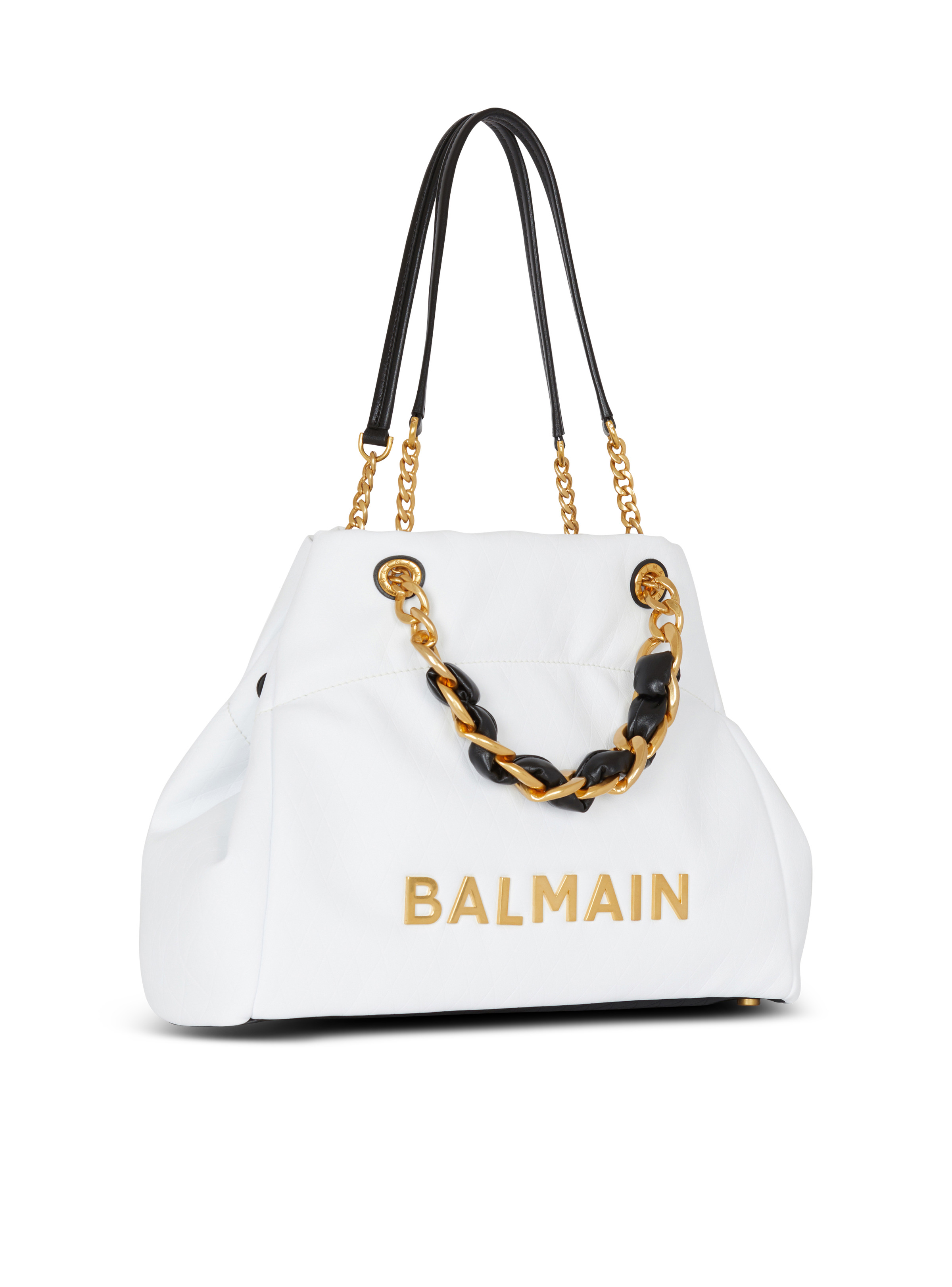 1945 Soft Tote bag in embossed calfskin with a Grid motif - 3
