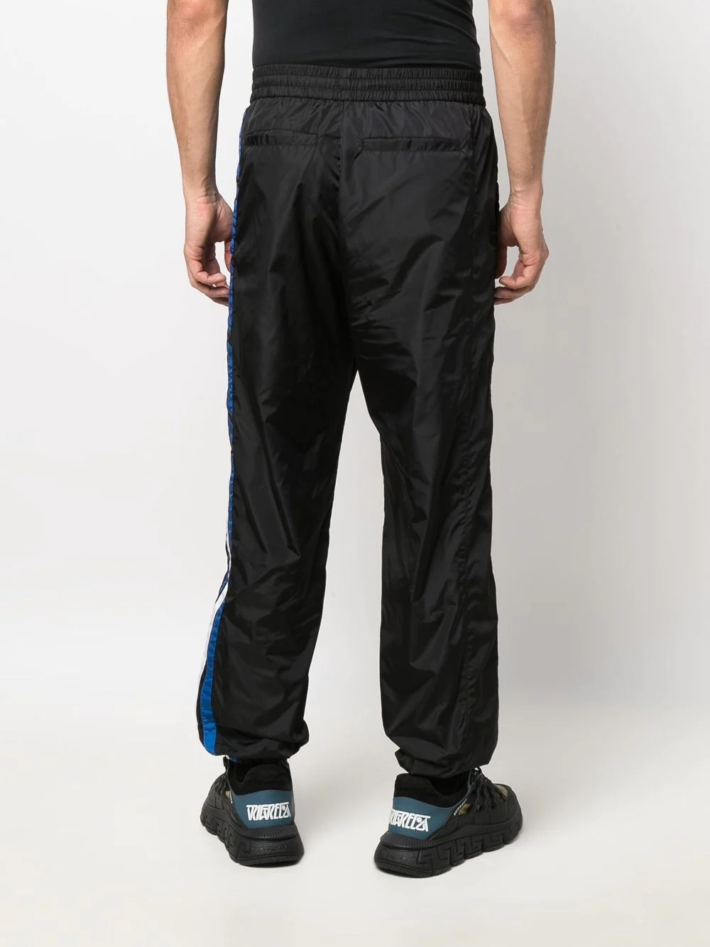 Greca-trim logo-embroidered track pants - 4