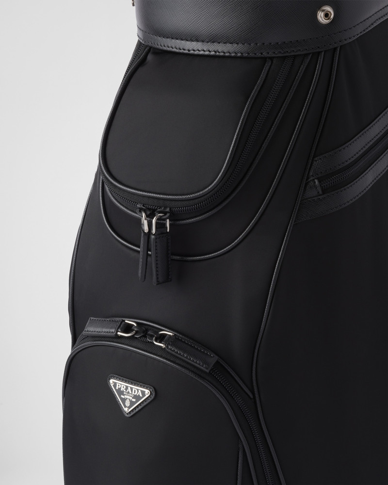 Re-Nylon and Saffiano golf bag 5