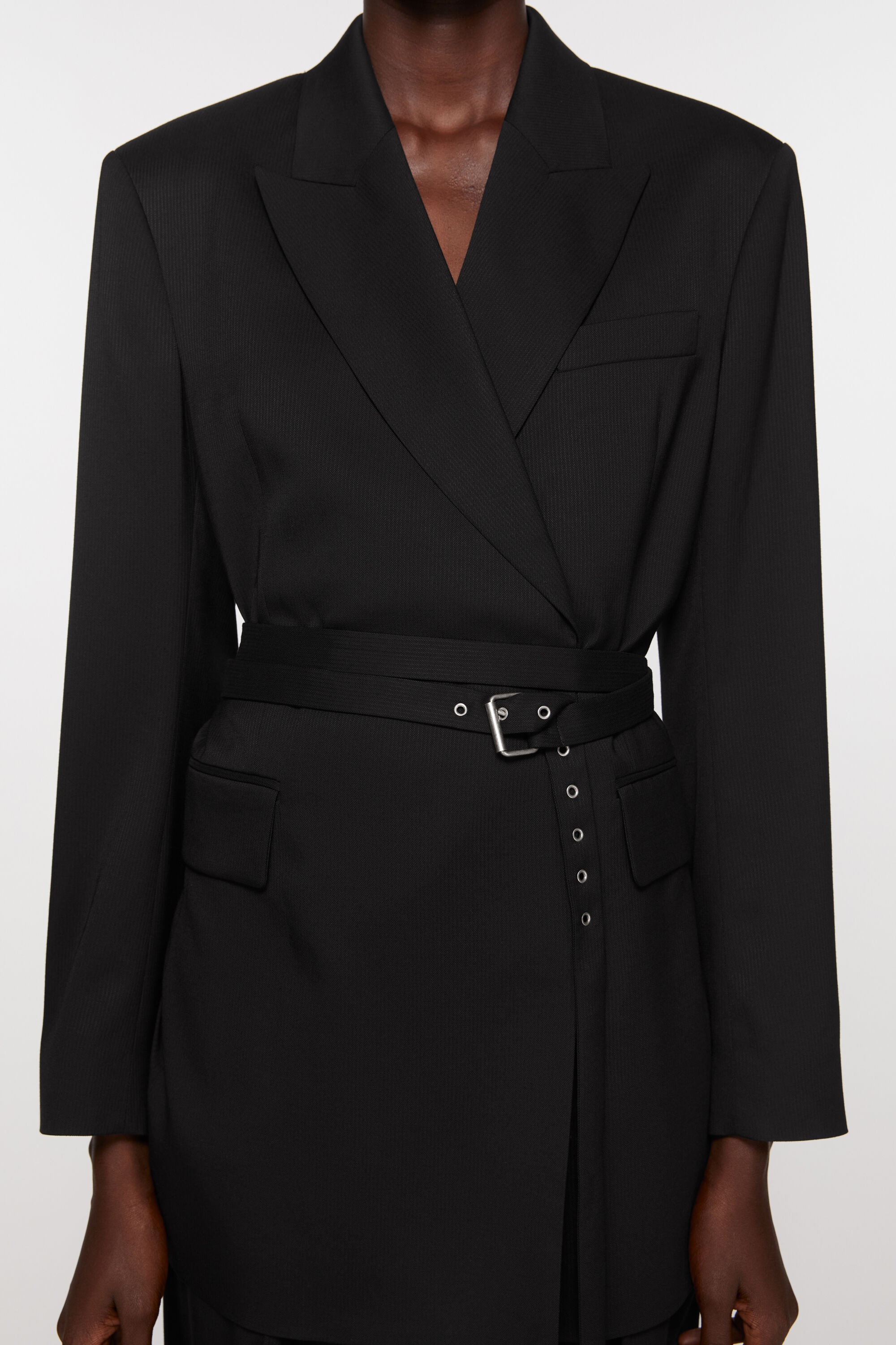 Relaxed fit suit jacket - Black - 5
