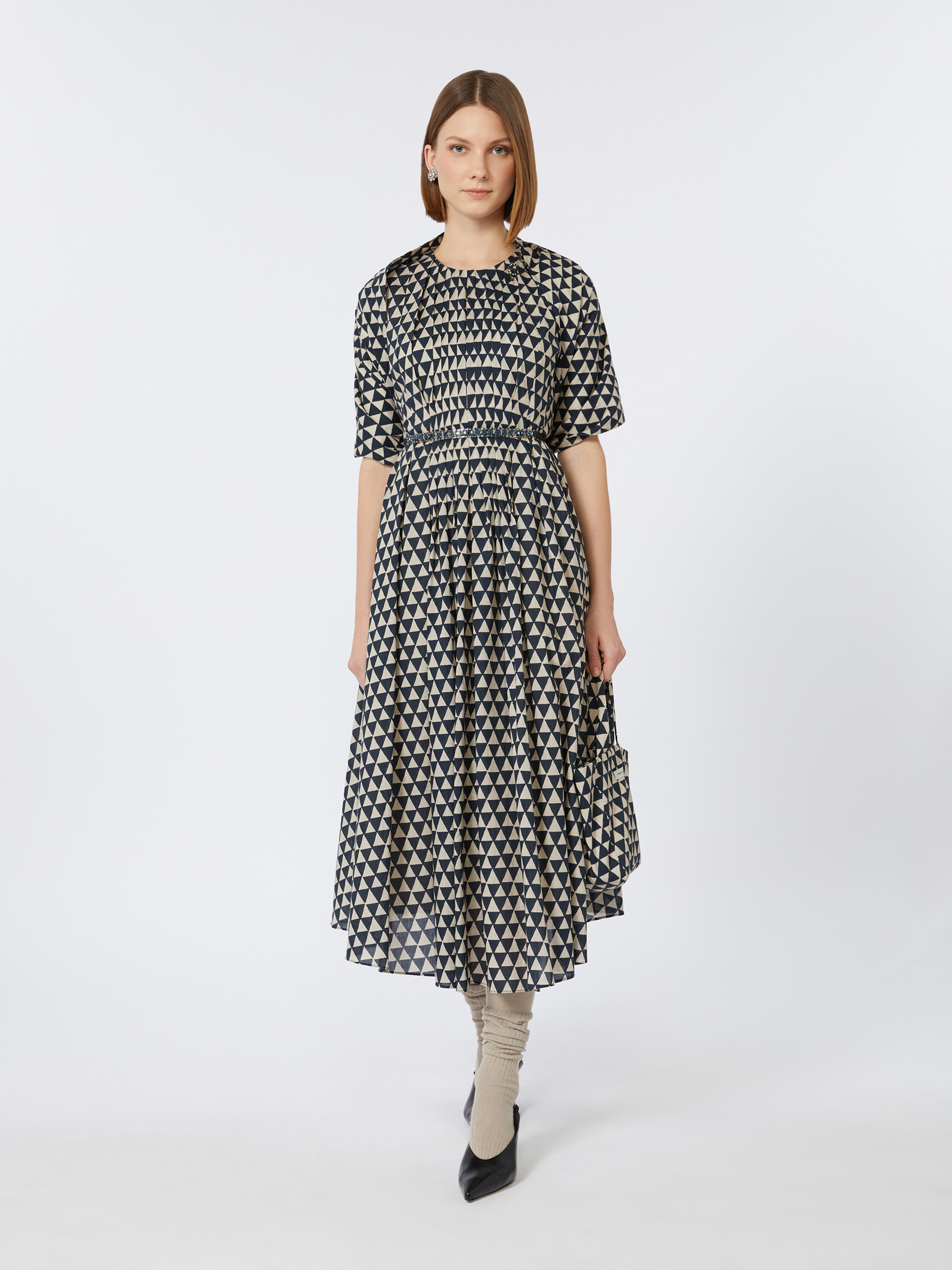 ELOISE Printed voile midi dress - 2
