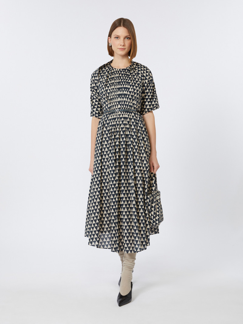 'S Max Mara ELOISE Printed voile midi dress outlook