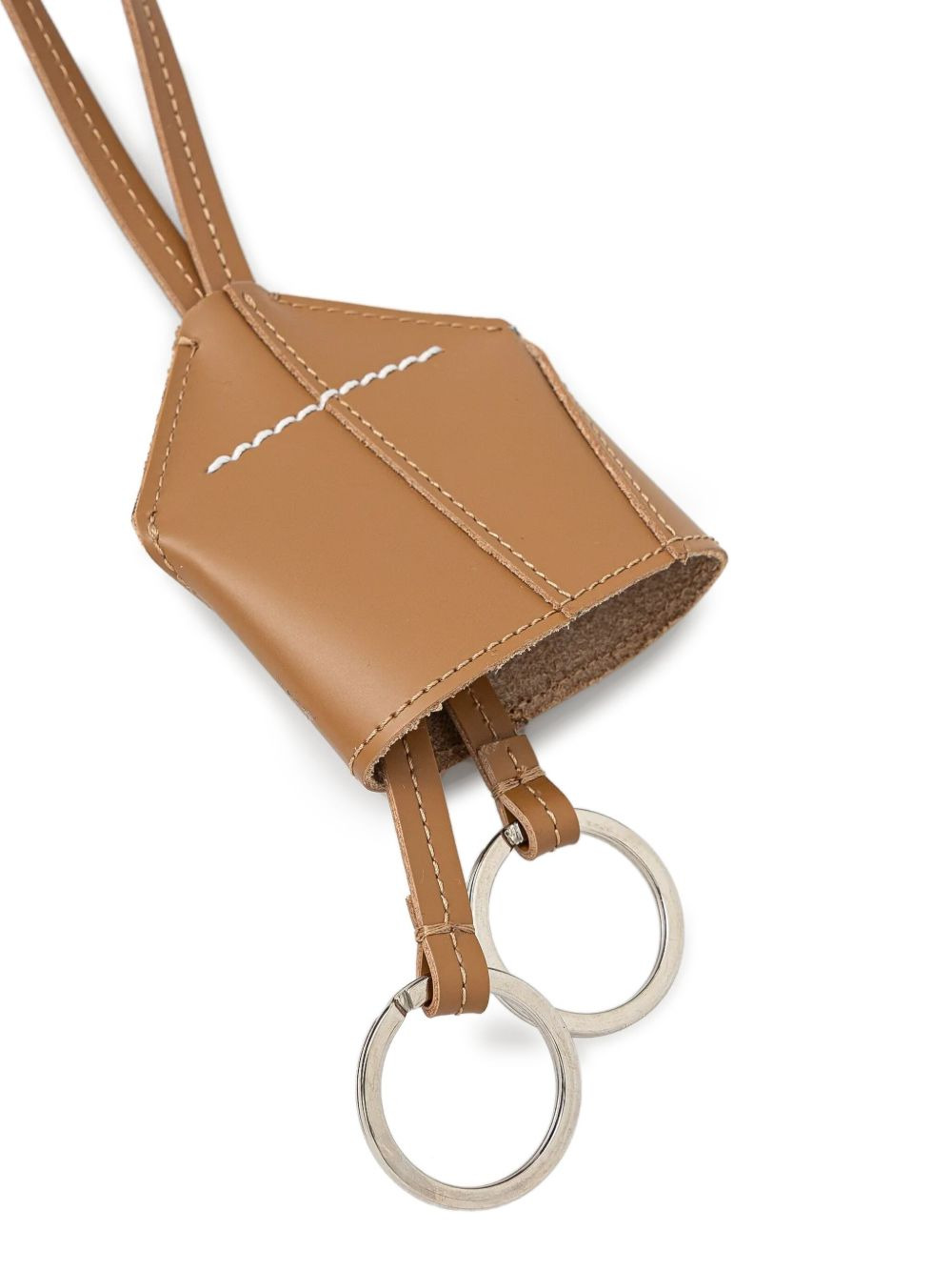 leather-strap keyring - 2