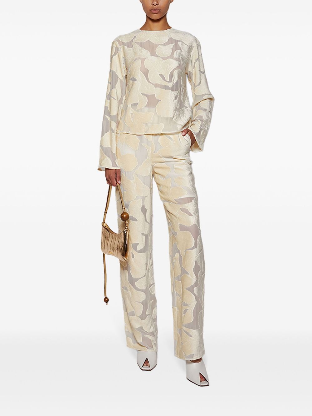 floral-patterned palazzo - 2