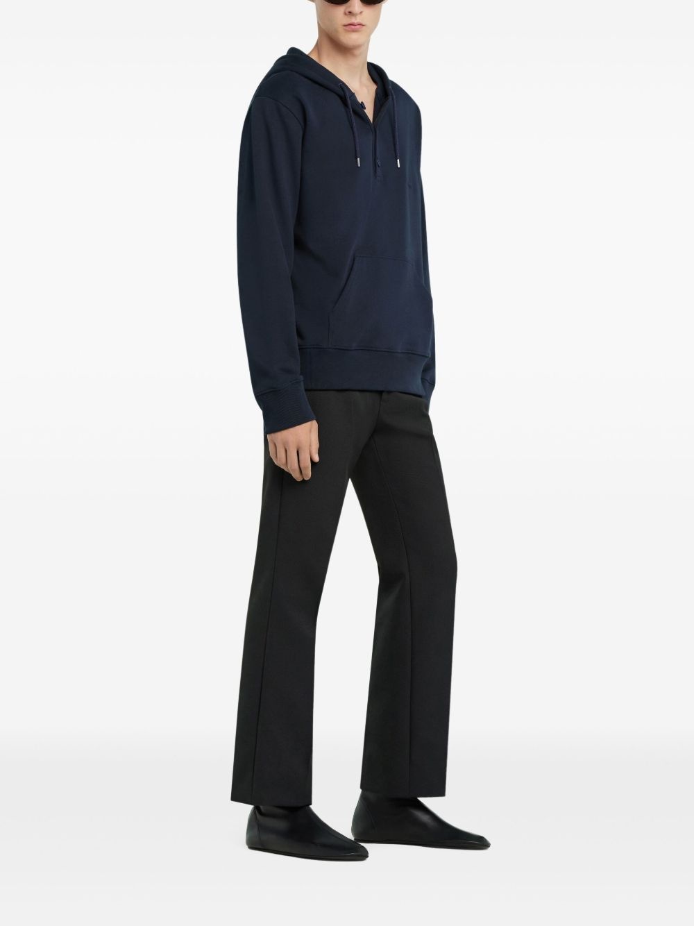buttoned hoodie - 4