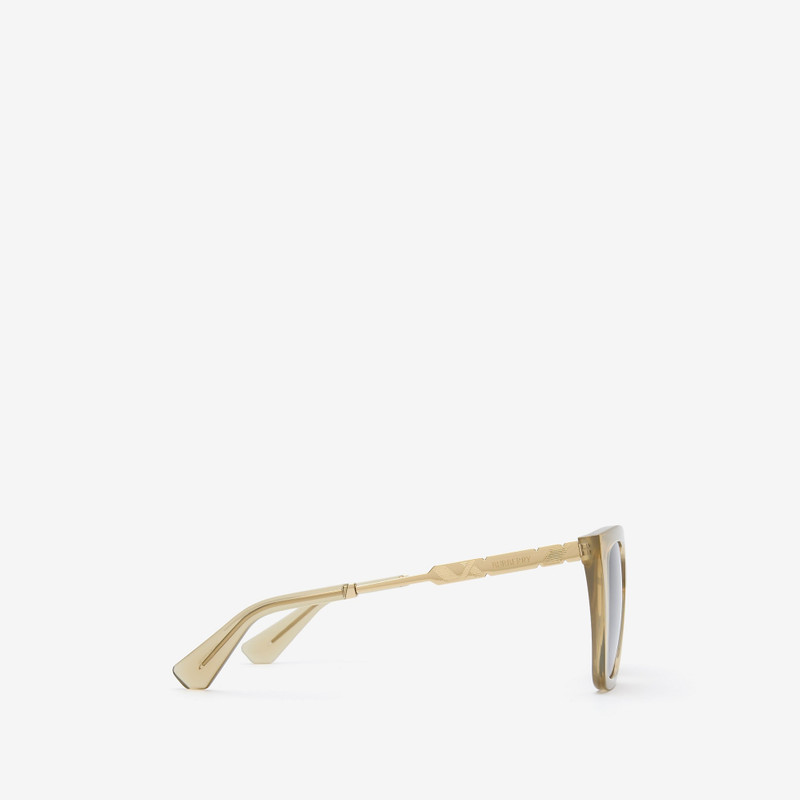 Check Engraved Square Sunglasses​ 3