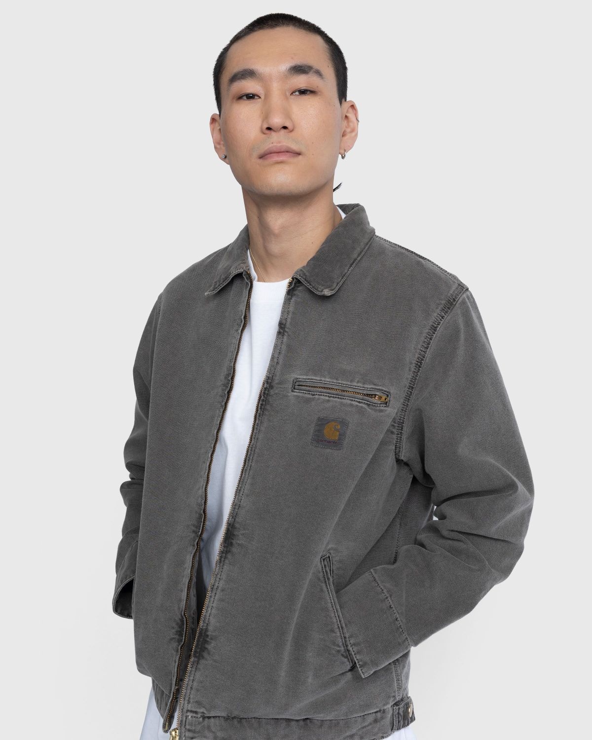 Carhartt WIP – Detroit Jacket Black Faded - 5