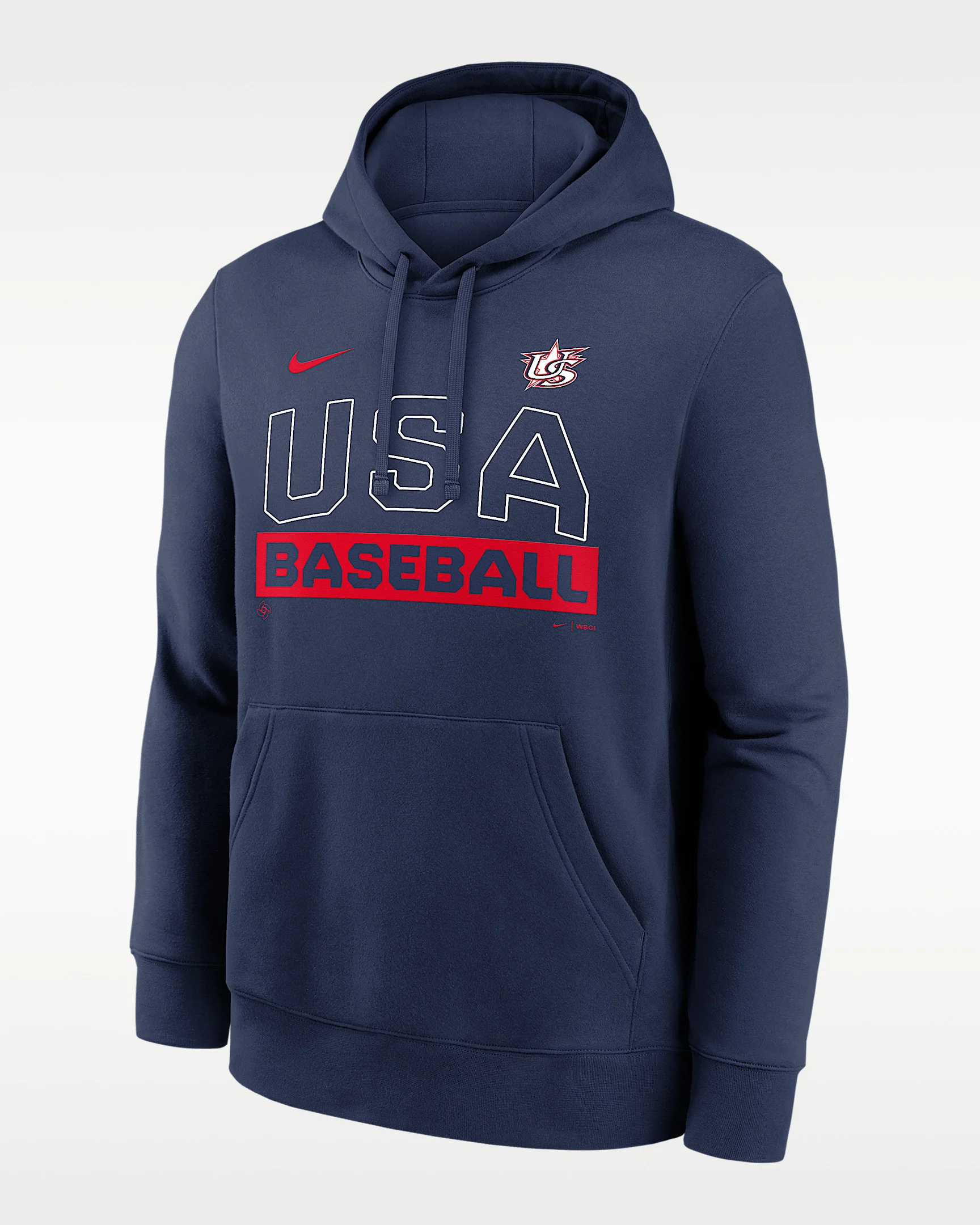 USA Baseball 2026 World Baseball Classic Club Men's Nike Pullover Hoodie - 1