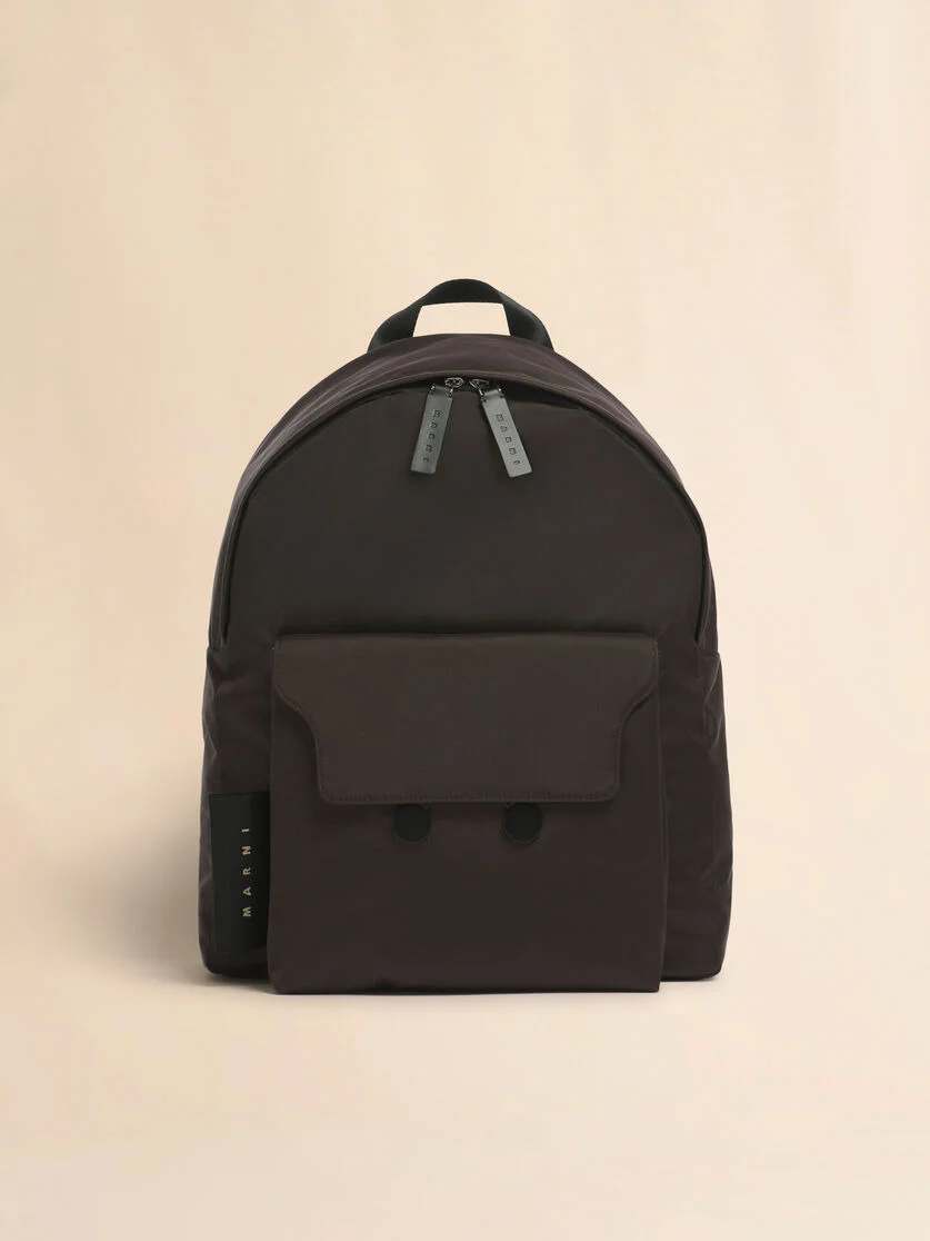 BROWN CITYSCAPE BACKPACK - 1