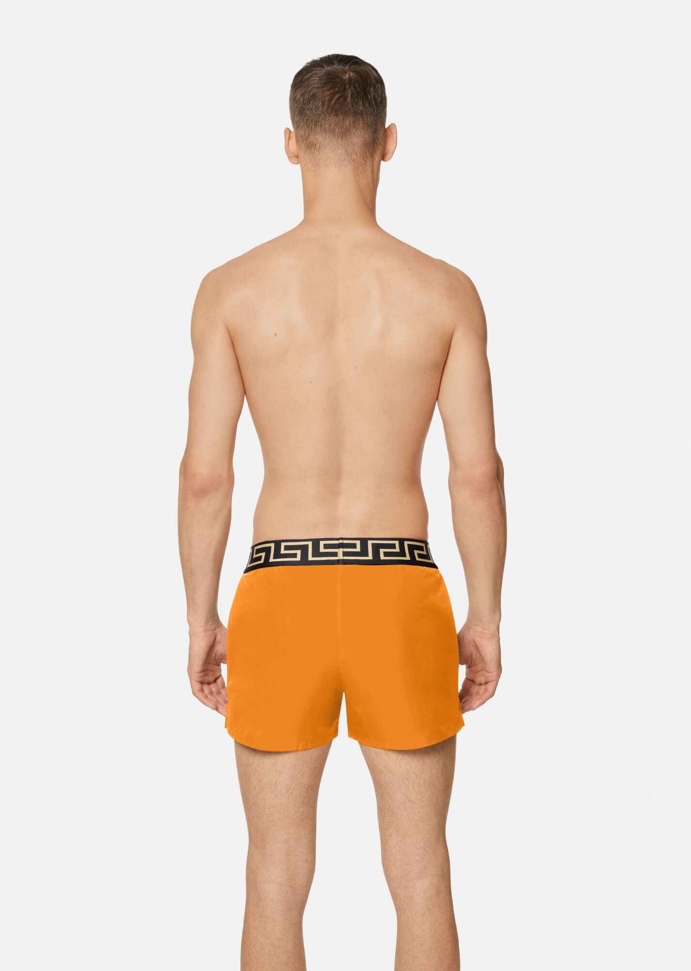 Greca Border Short Swim Shorts - 3