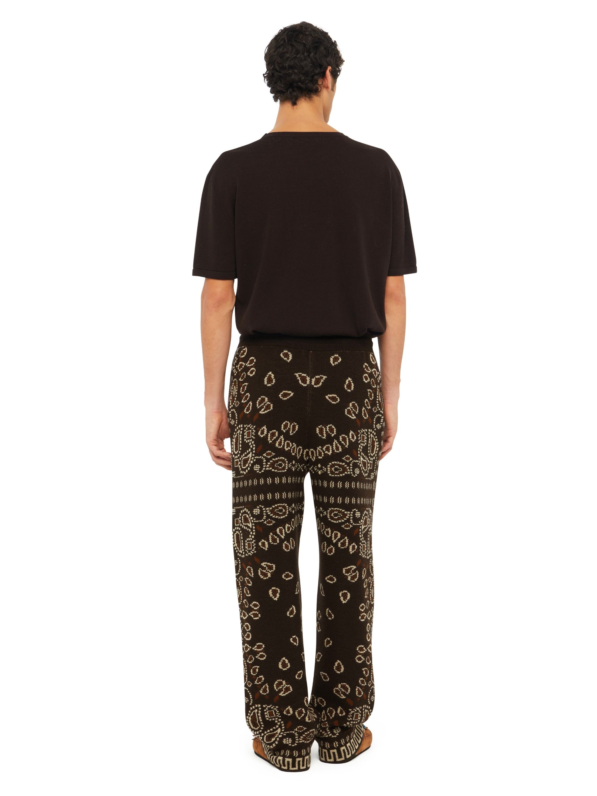 Bandana Piqué Jacquard Pants - 6