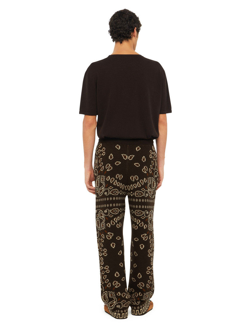 Bandana Piqué Jacquard Pants 6