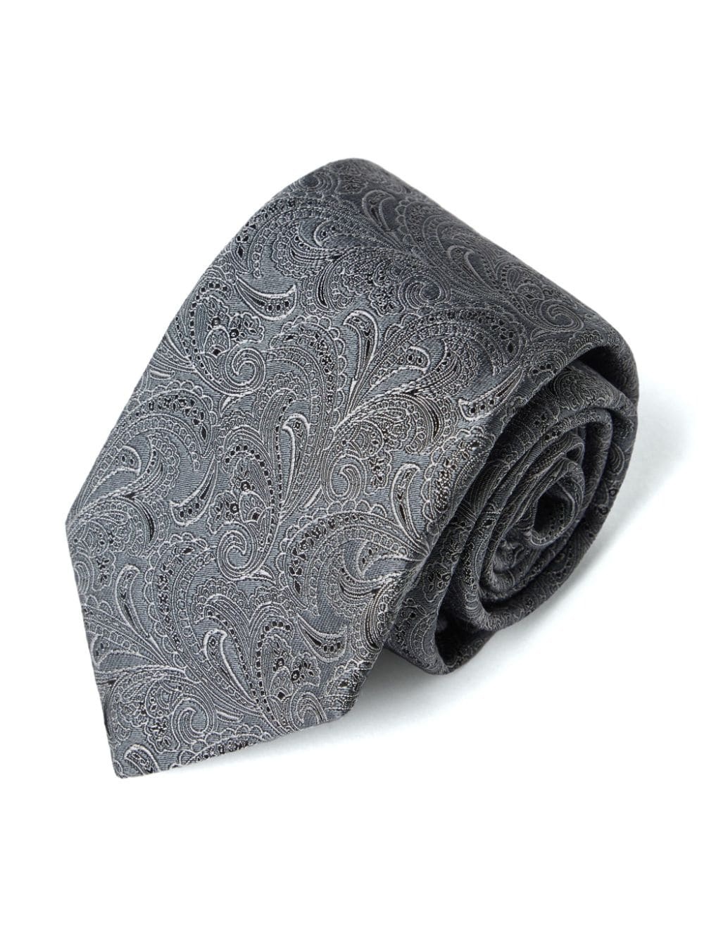 jacquard silk tie - 3
