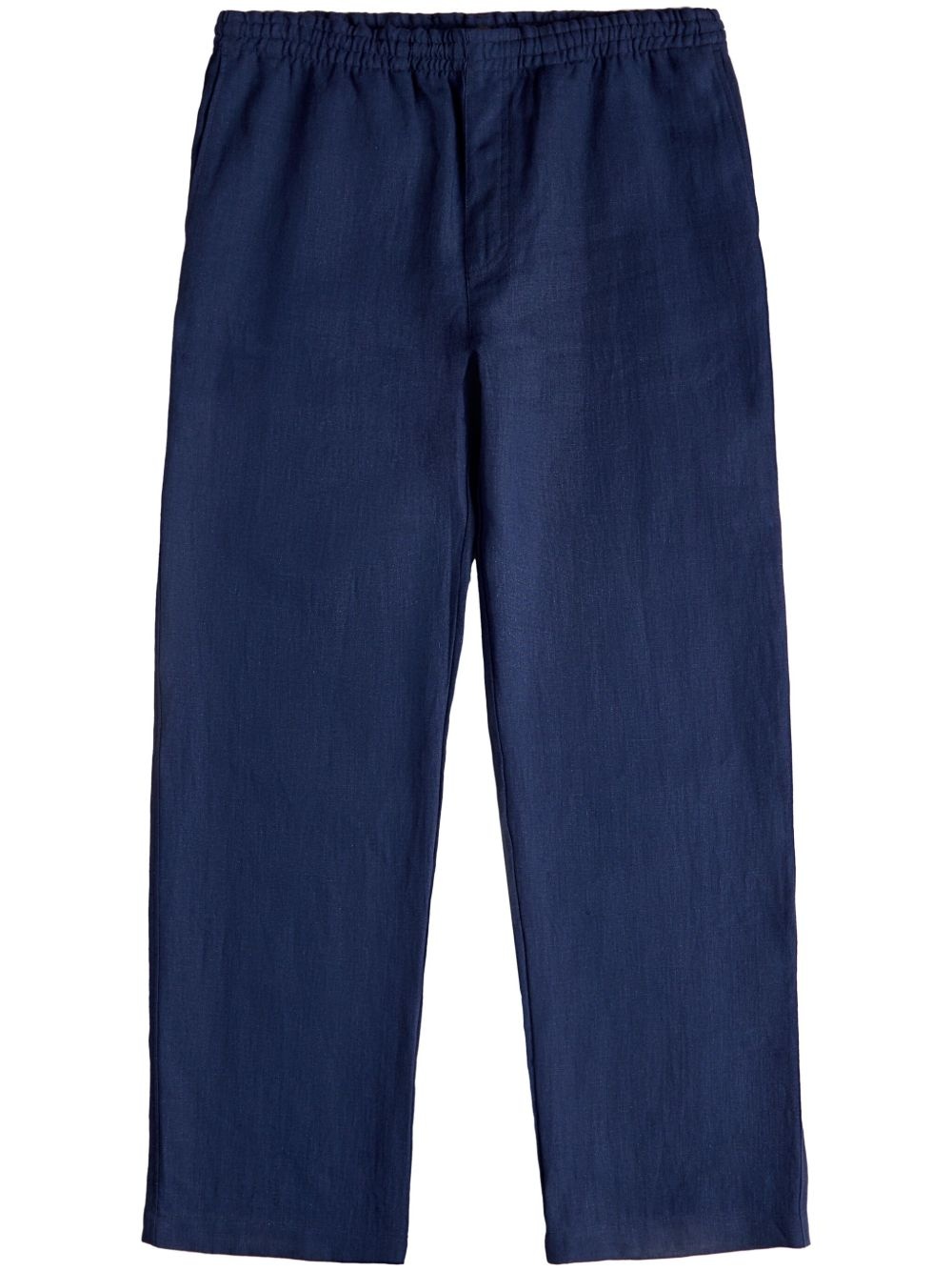 Coulisse linen trousers - 1