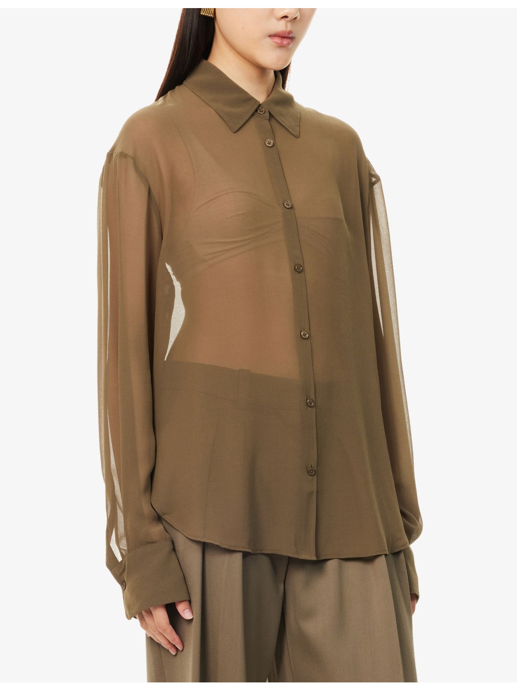 Peri Sheer Georgette Woven Shirt - 3