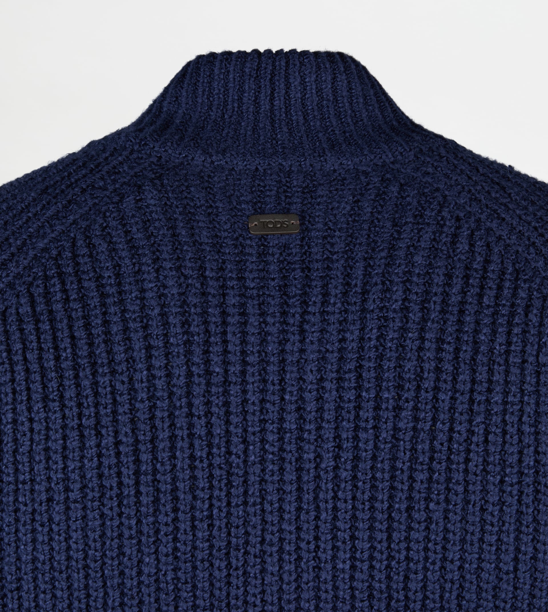CARDIGAN IN COTTON - BLUE - 3