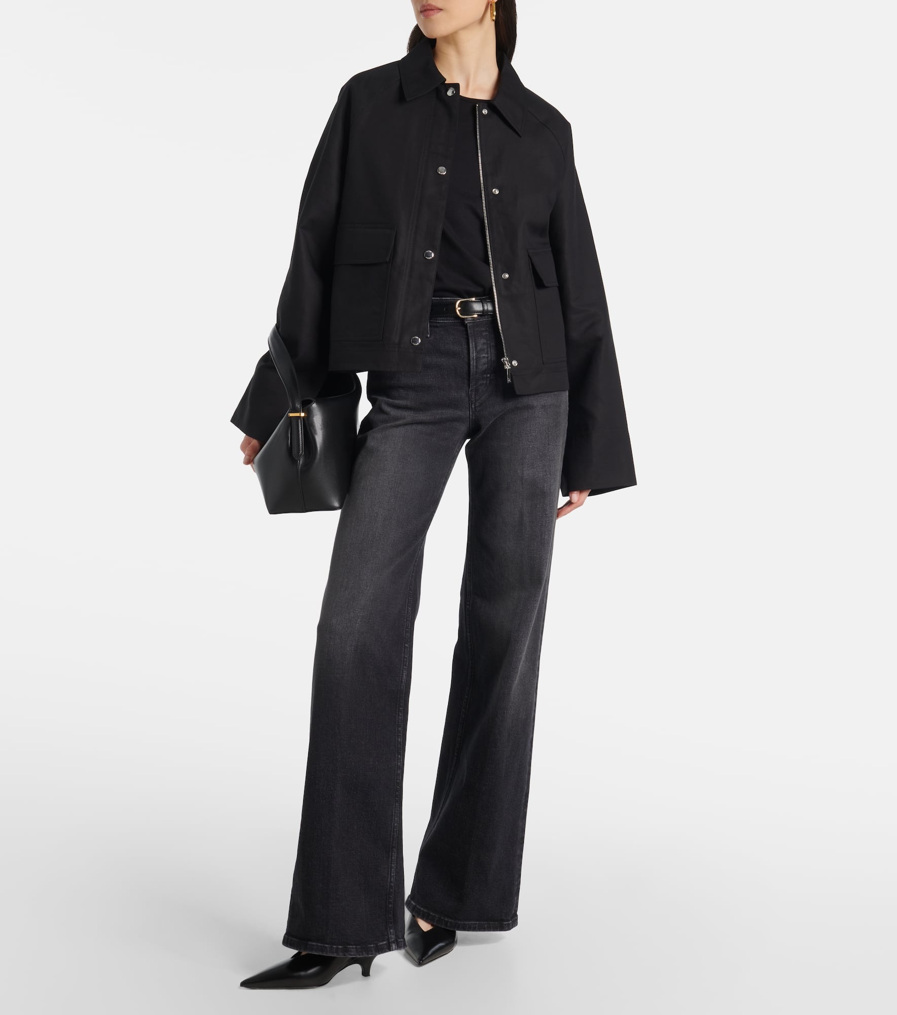 Mid-rise wide-leg jeans - 2