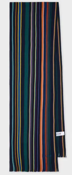 Paul Smith Men Scarf Ivan Stripe - 1