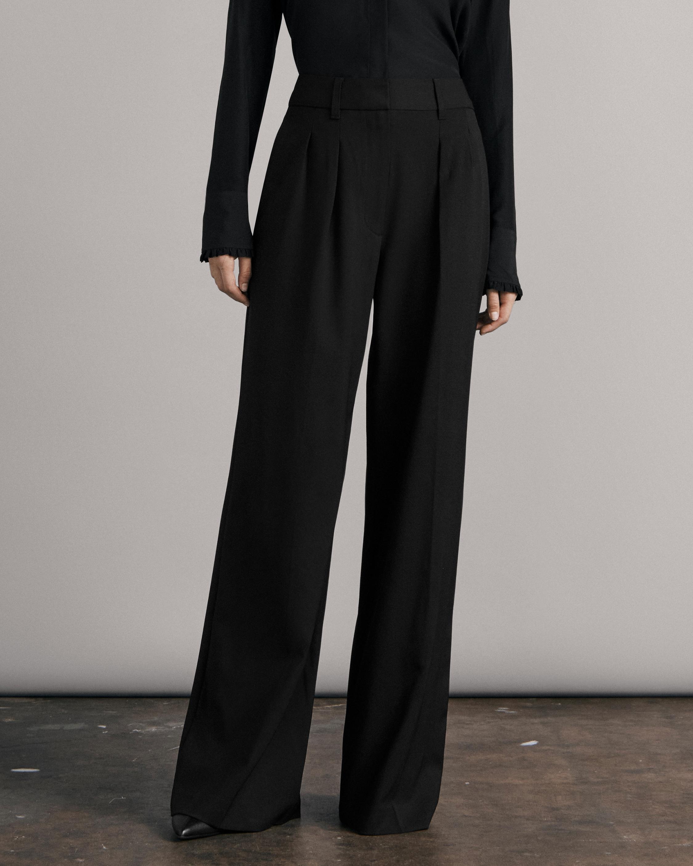 Shelly Wide Leg Wool Pant
Relaxed Fit Pant - 3