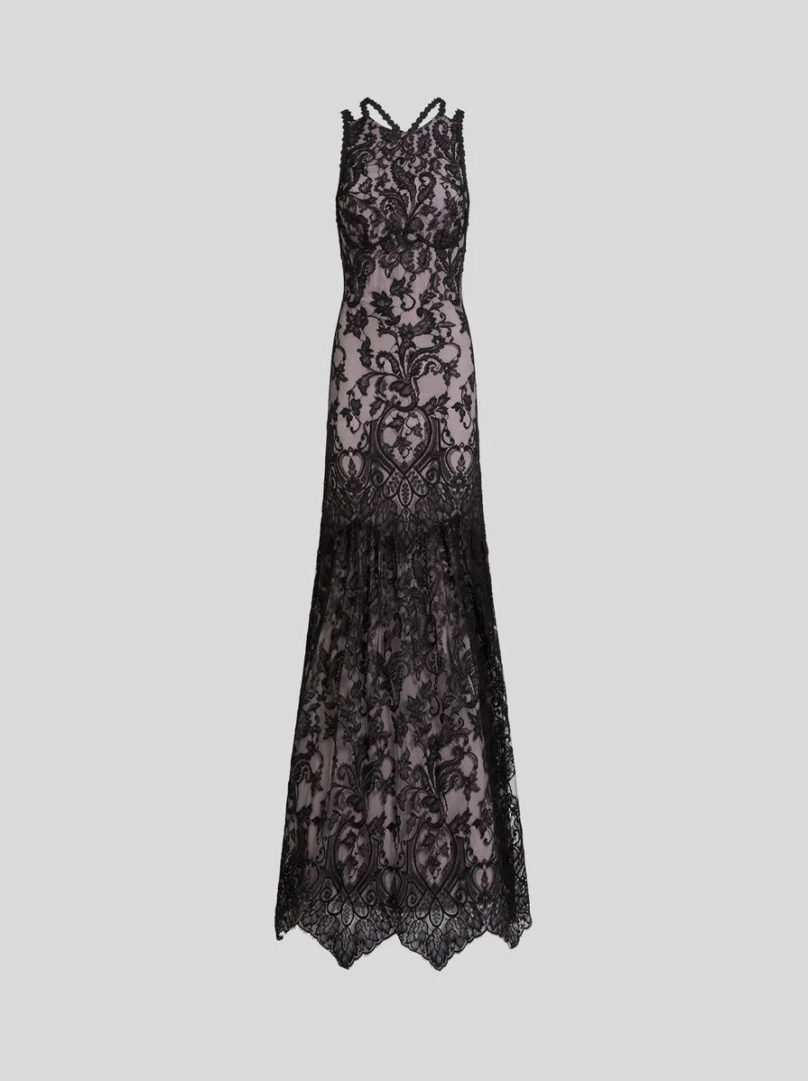 YARN-DYED LACE DRESS - 1