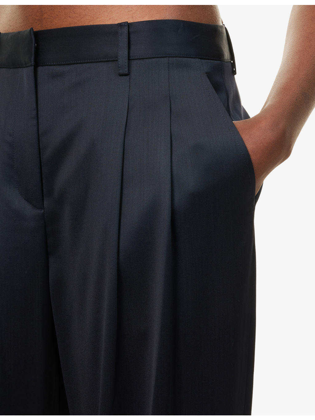 Sulli Straight-Leg Stretch-Wool Trousers - 5