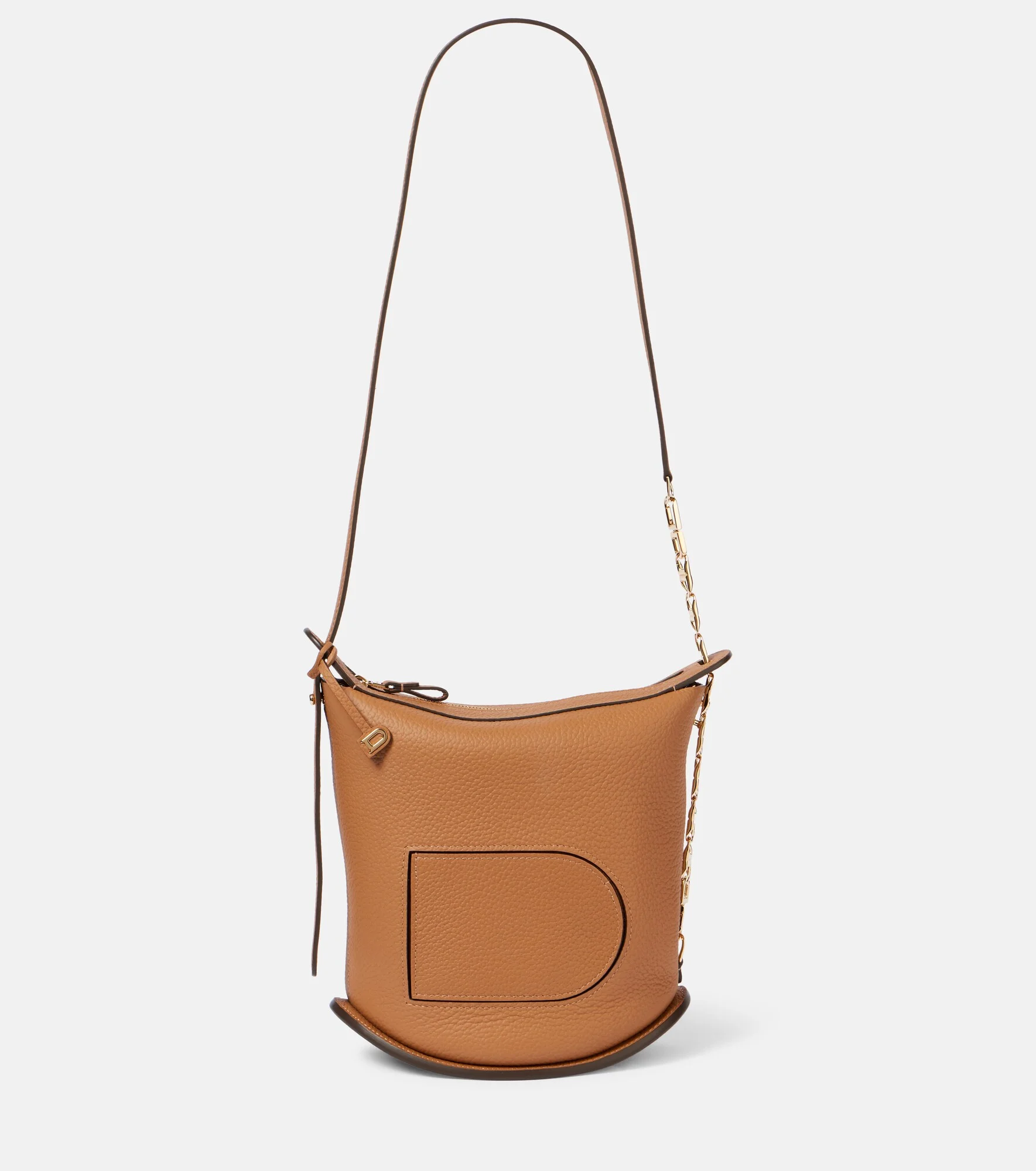 Pin Twist leather shoulder bag - 1