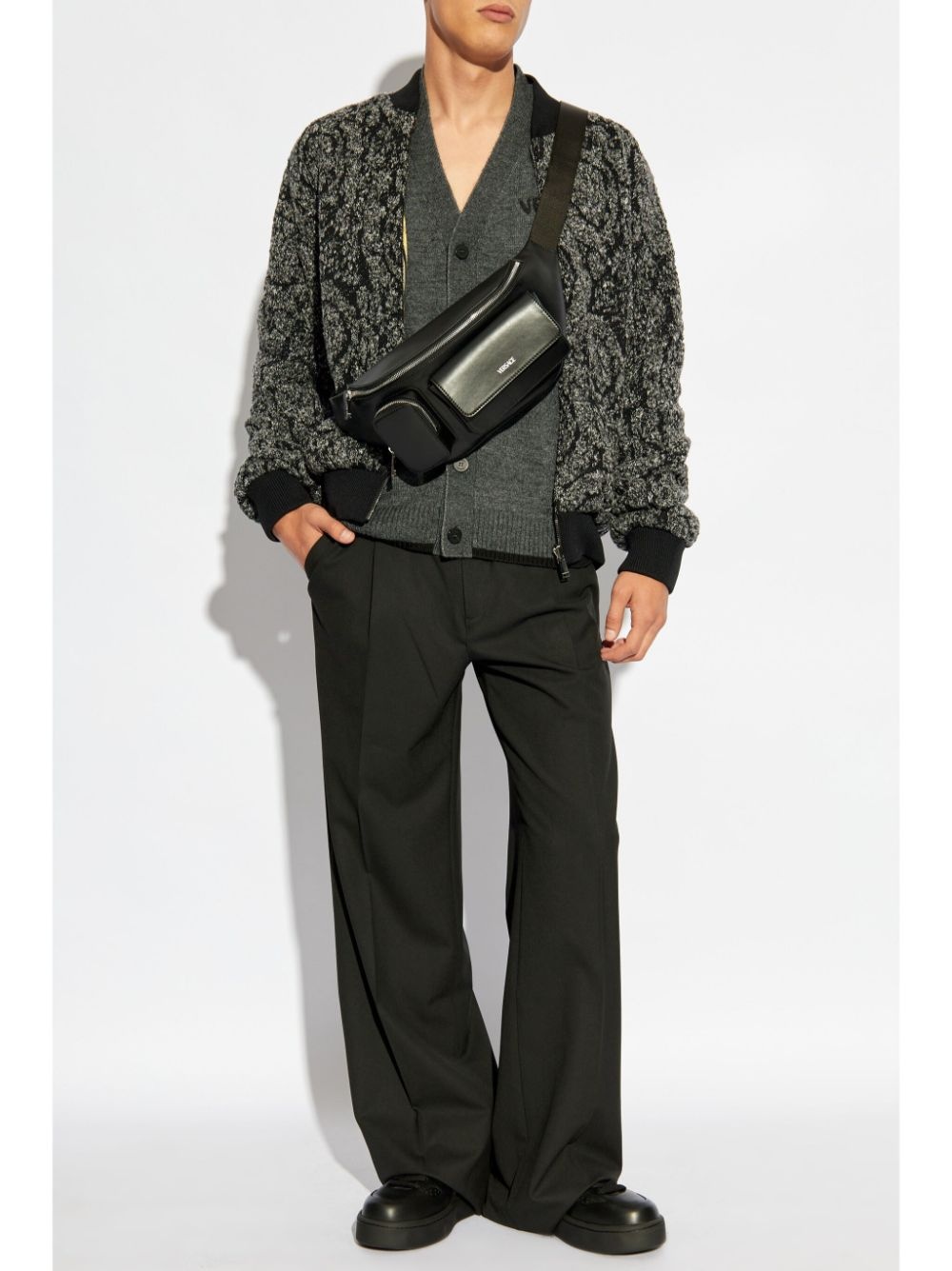 Barocco print bomber jacket - 2