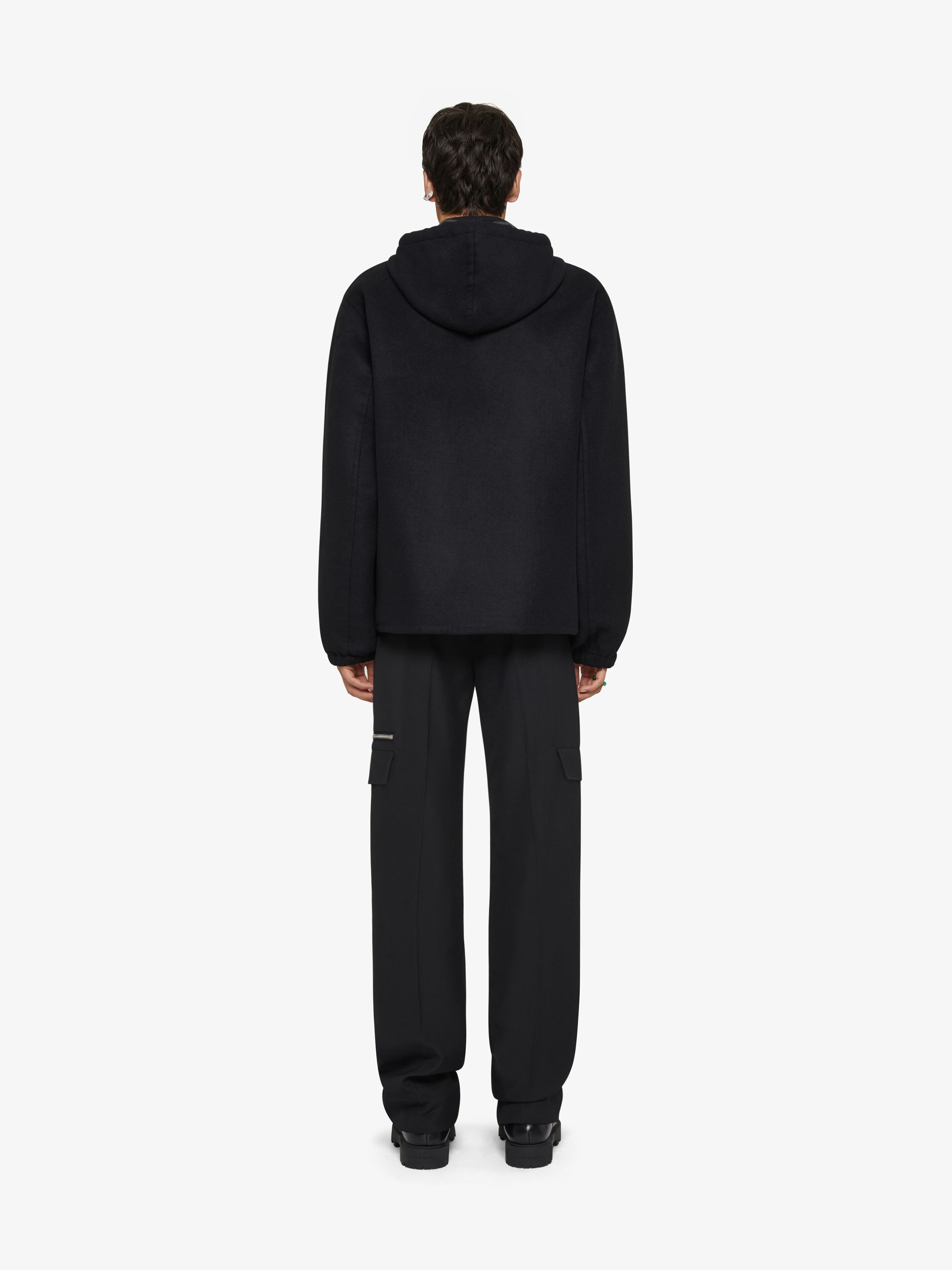 HOODIE IN DOUBLE FACE WOOL - 4