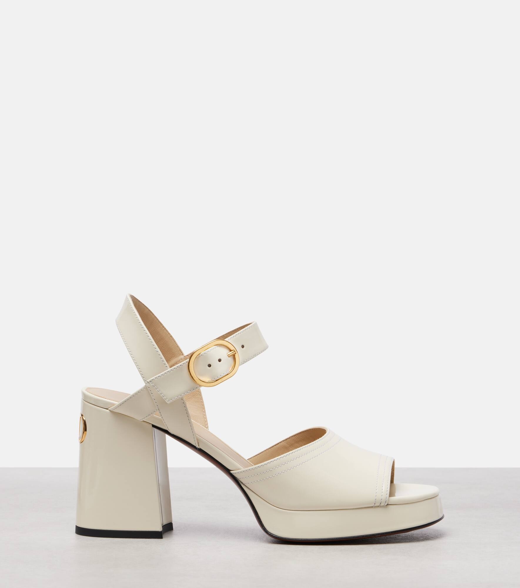 Fawcette 100 leather platform sandals - 4
