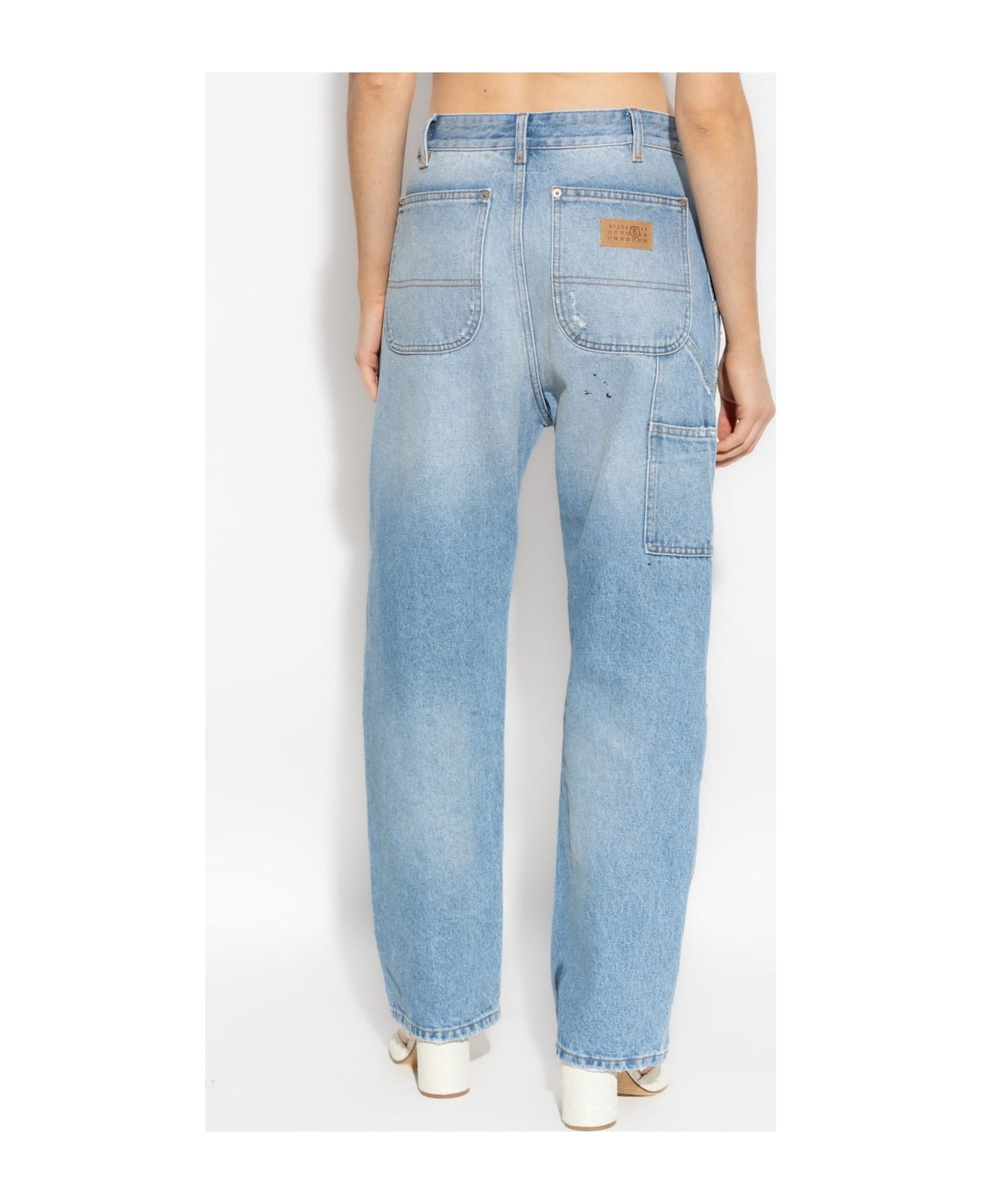 Mm6 Maison Margiela Jeans With Vintage Effect - 4