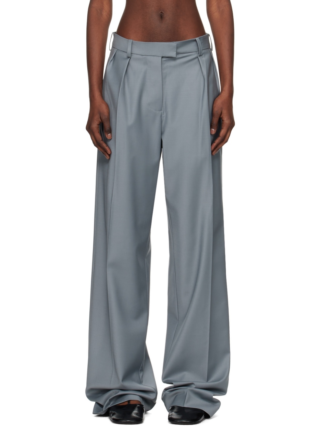 Gray Alix Trousers - 1