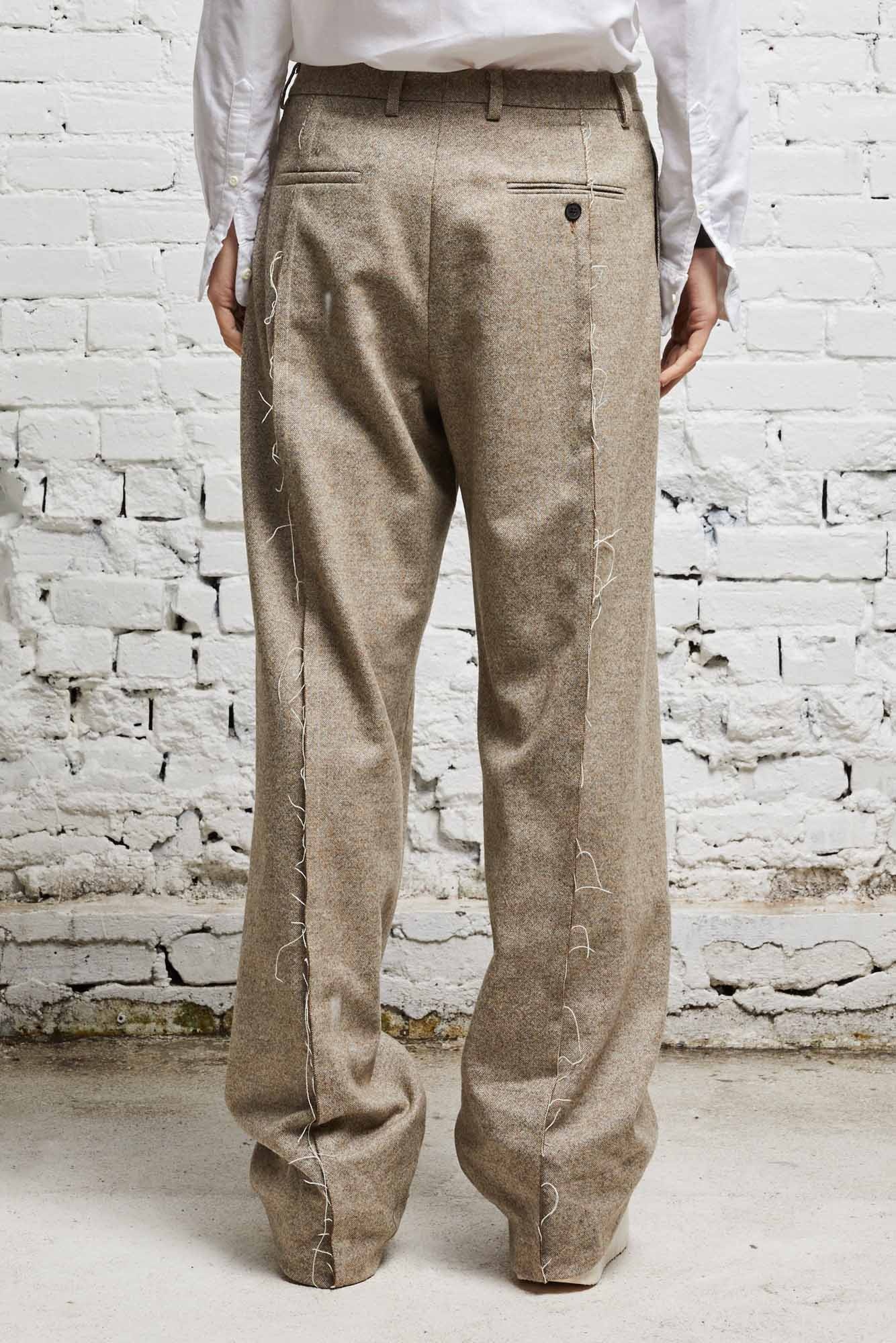 INVERTED TROUSER - OATMEAL - 5