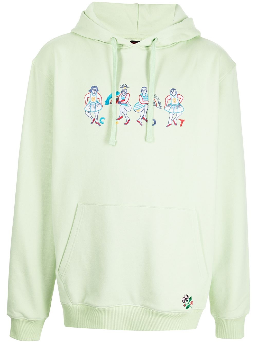 Dancing Hawaiian pullover hoodie - 1