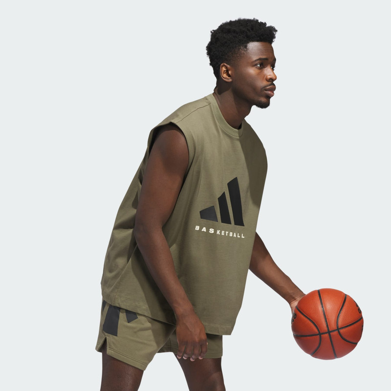 adidas Basketball Sleeveless Tee (Gender Neutral) 4